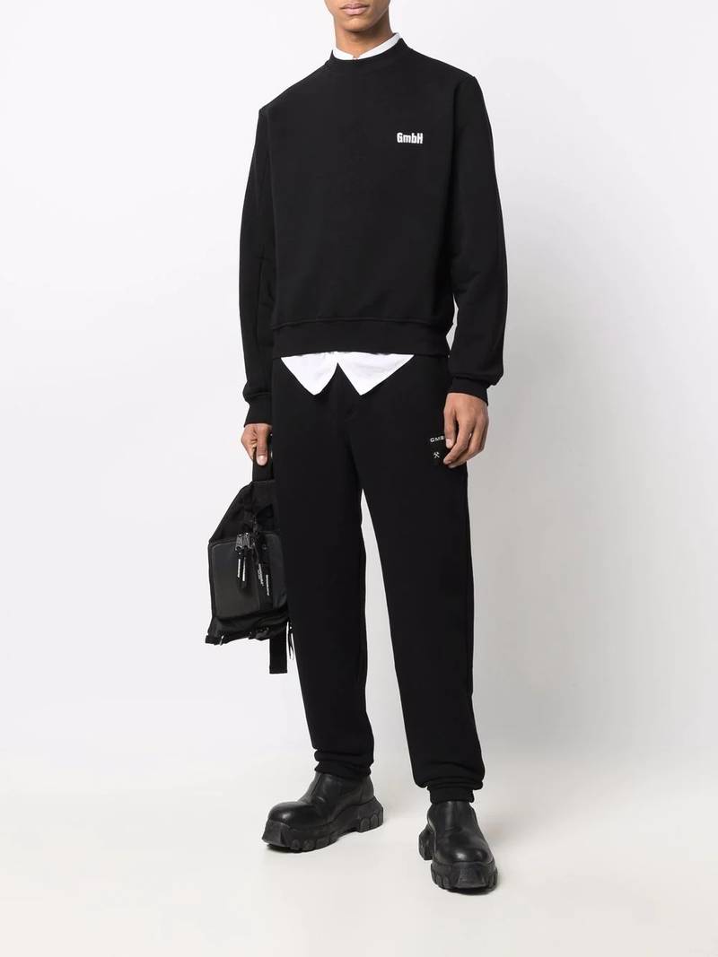 GmbH logo-leg track pants outlook