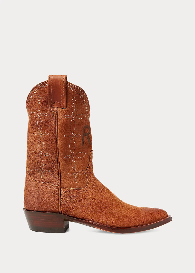Plainview Suede Cowboy Boot 1