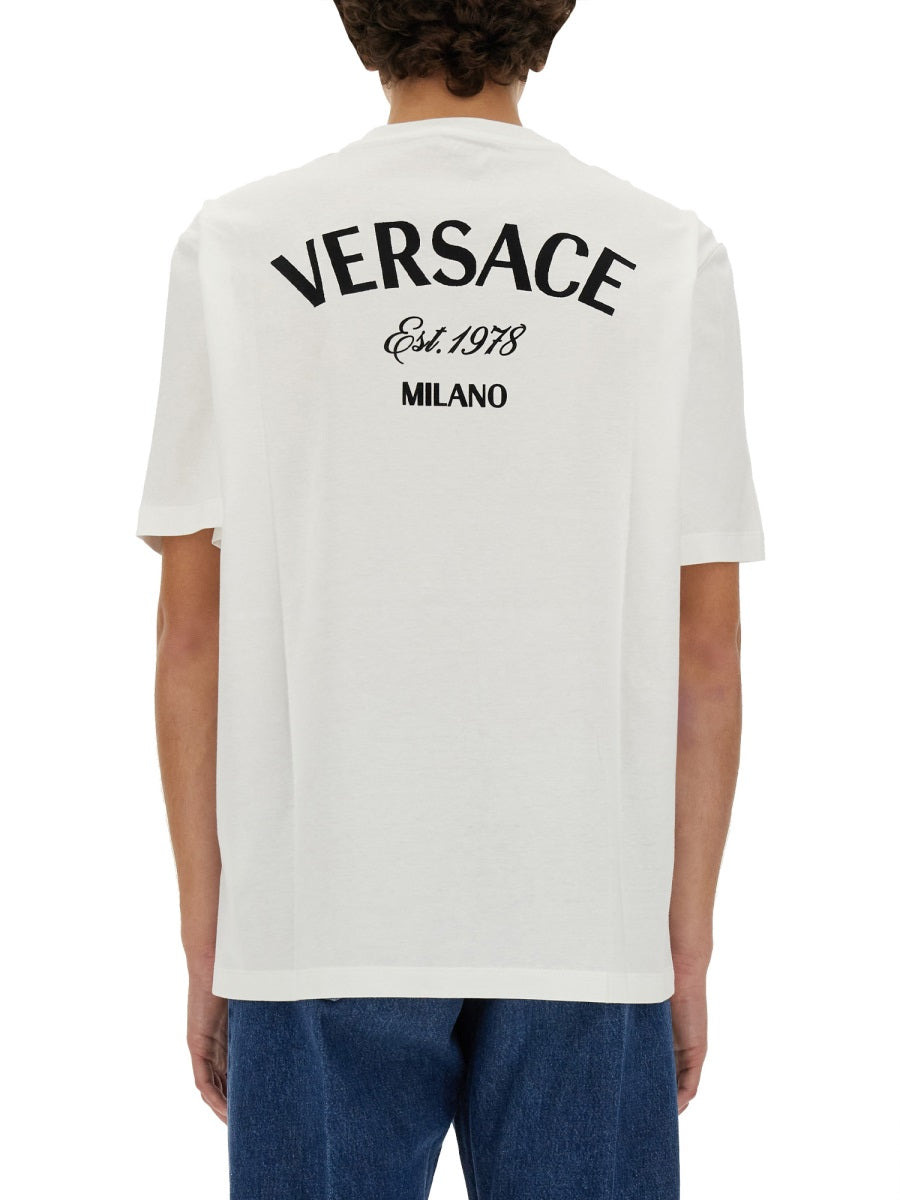 Versace Men T-Shirt With Logo - 2