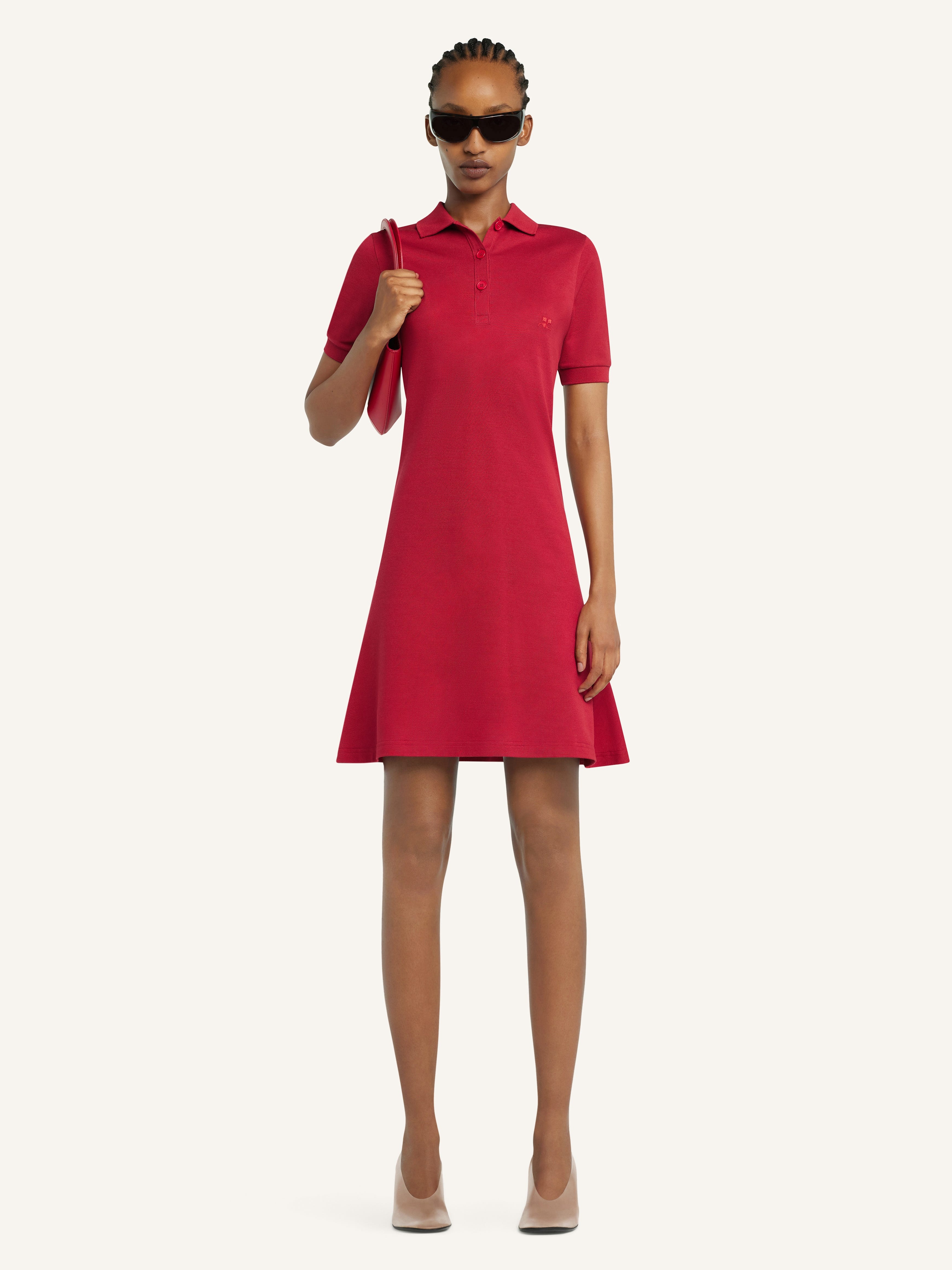 MINI PIQUÉ POLO DRESS - 2