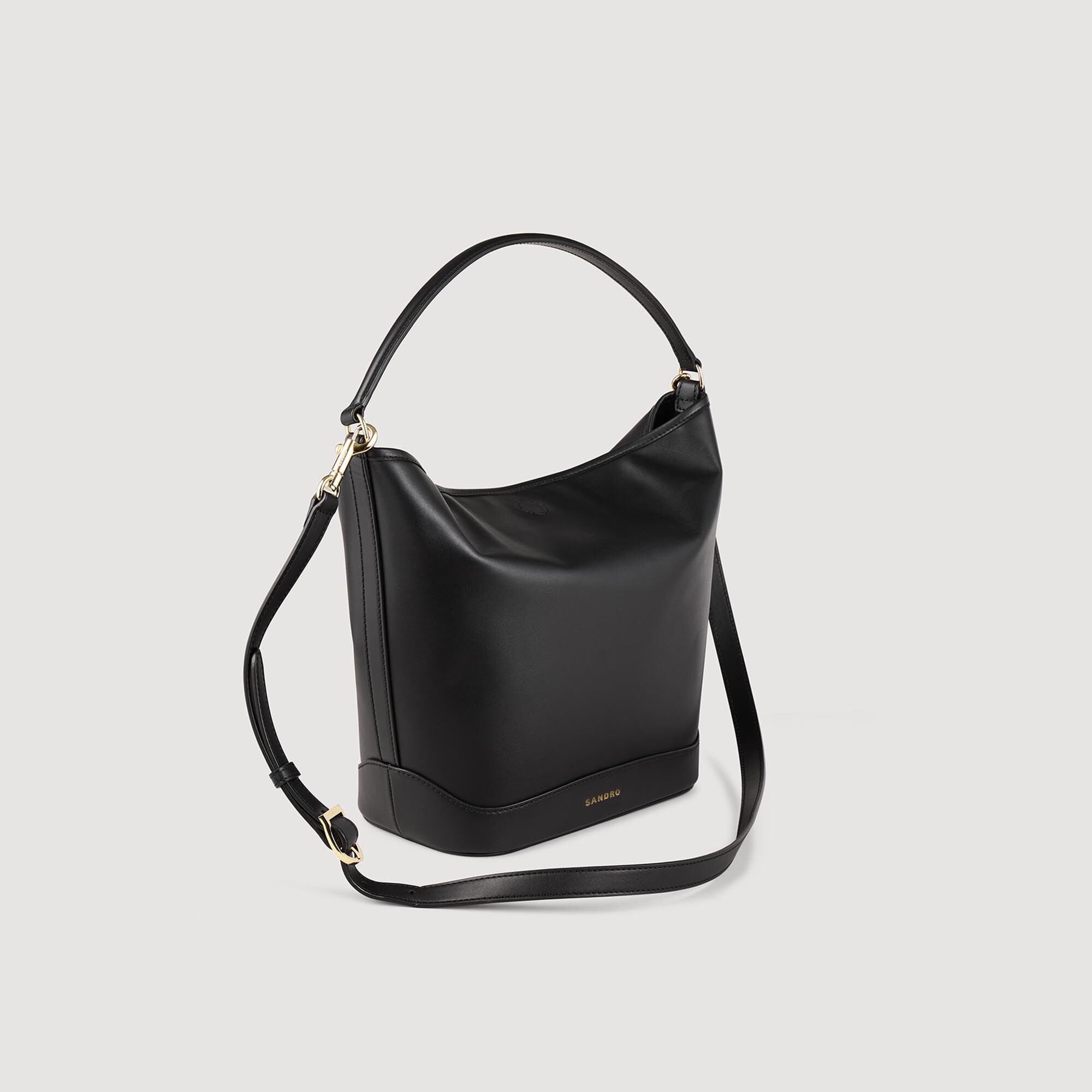 TANGOSO LEATHER BUCKET BAG - 3