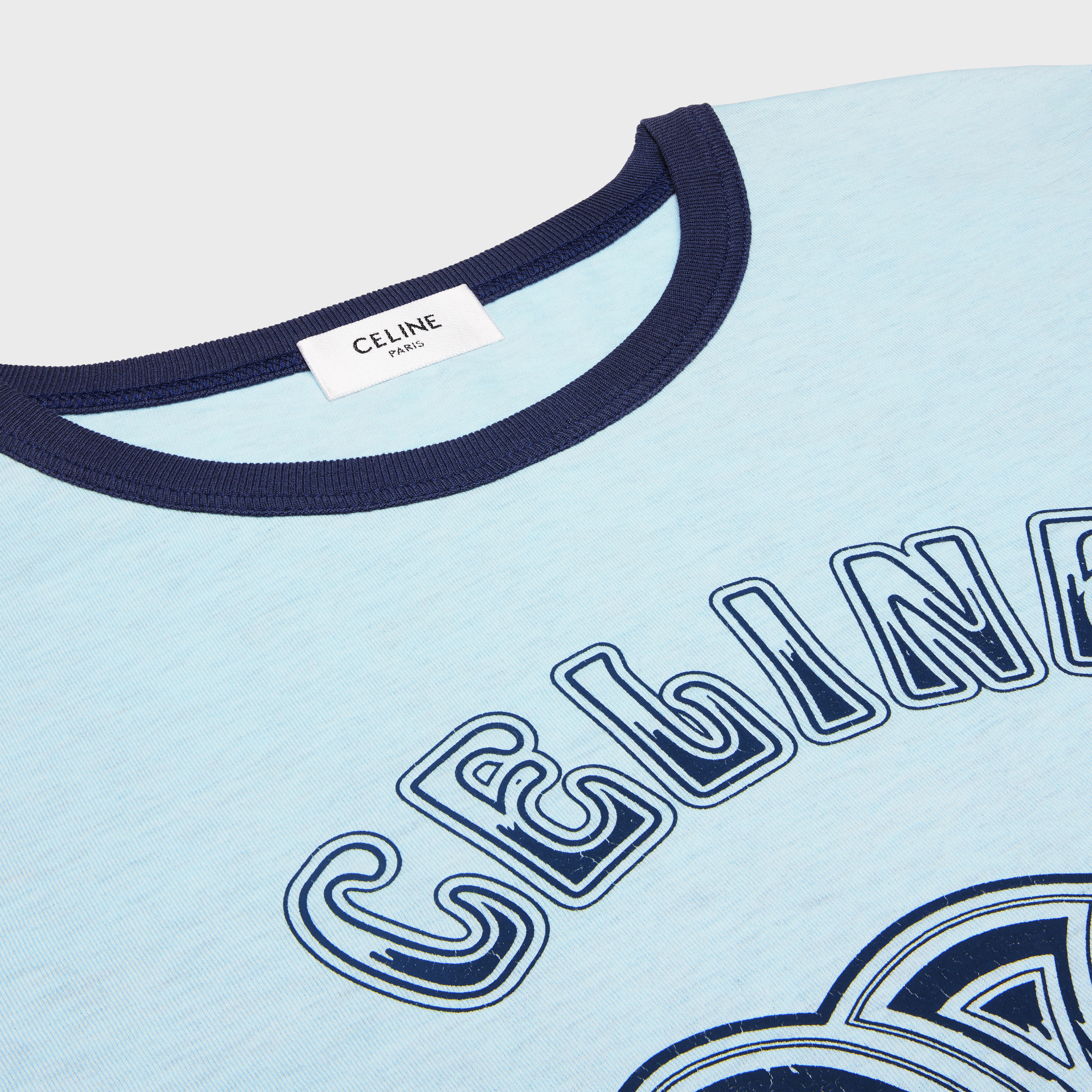 celine paris 70’s T-shirt in cotton jersey - 3