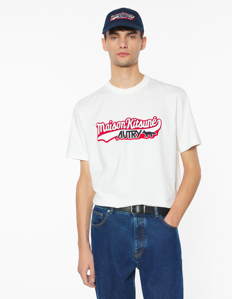 MAISON KITSUNE x AUTRY VARSITY TEE-SHIRT 3