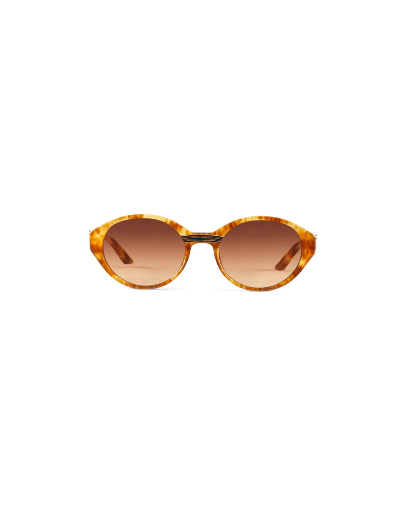 CASABLANCA Brown & Gold Cannes Sunglasses | Casablanca Paris outlook