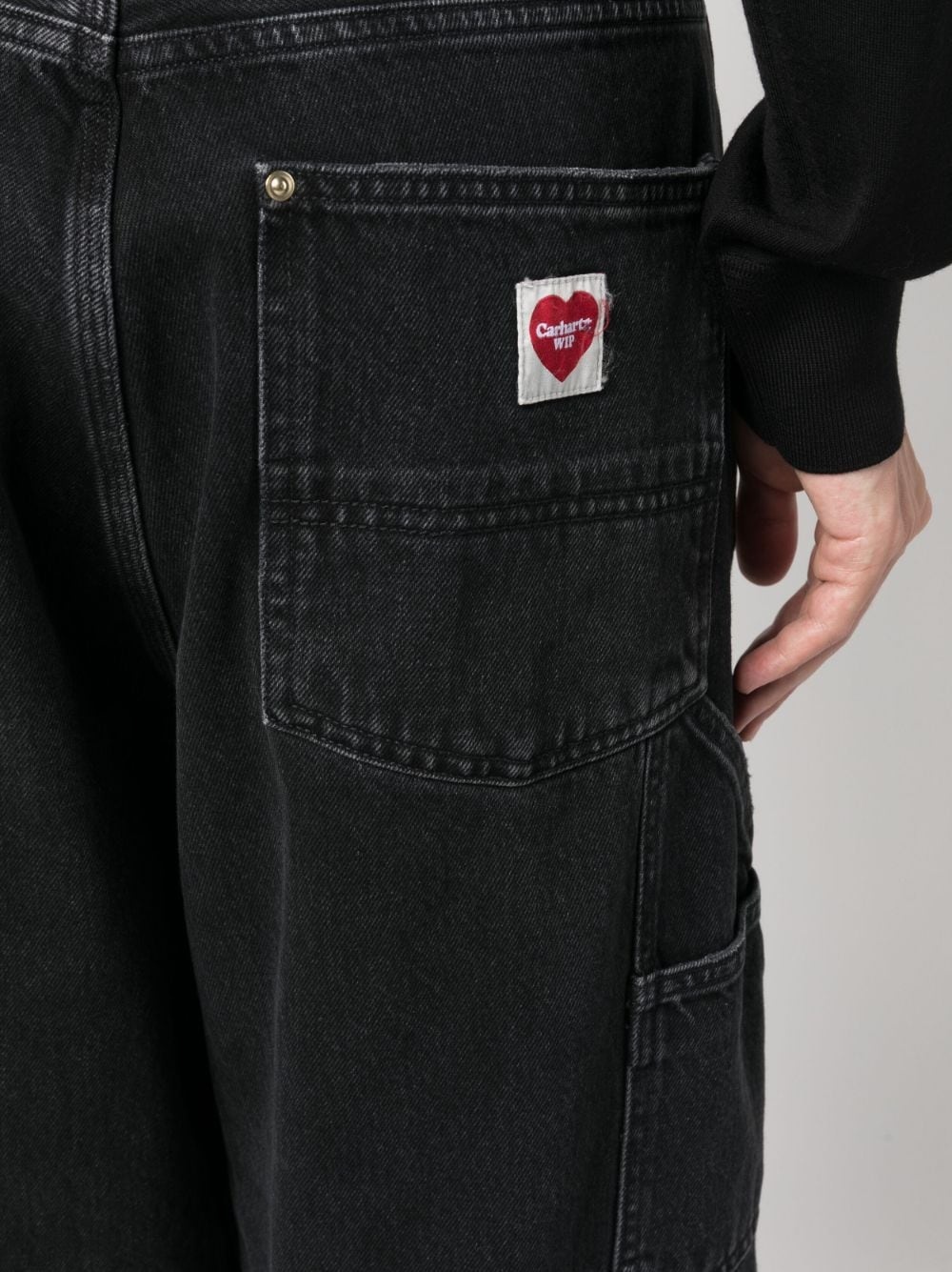Nash double-knee wide-leg jeans - 5