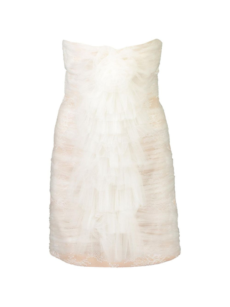 Eva ruffled mini dress 1