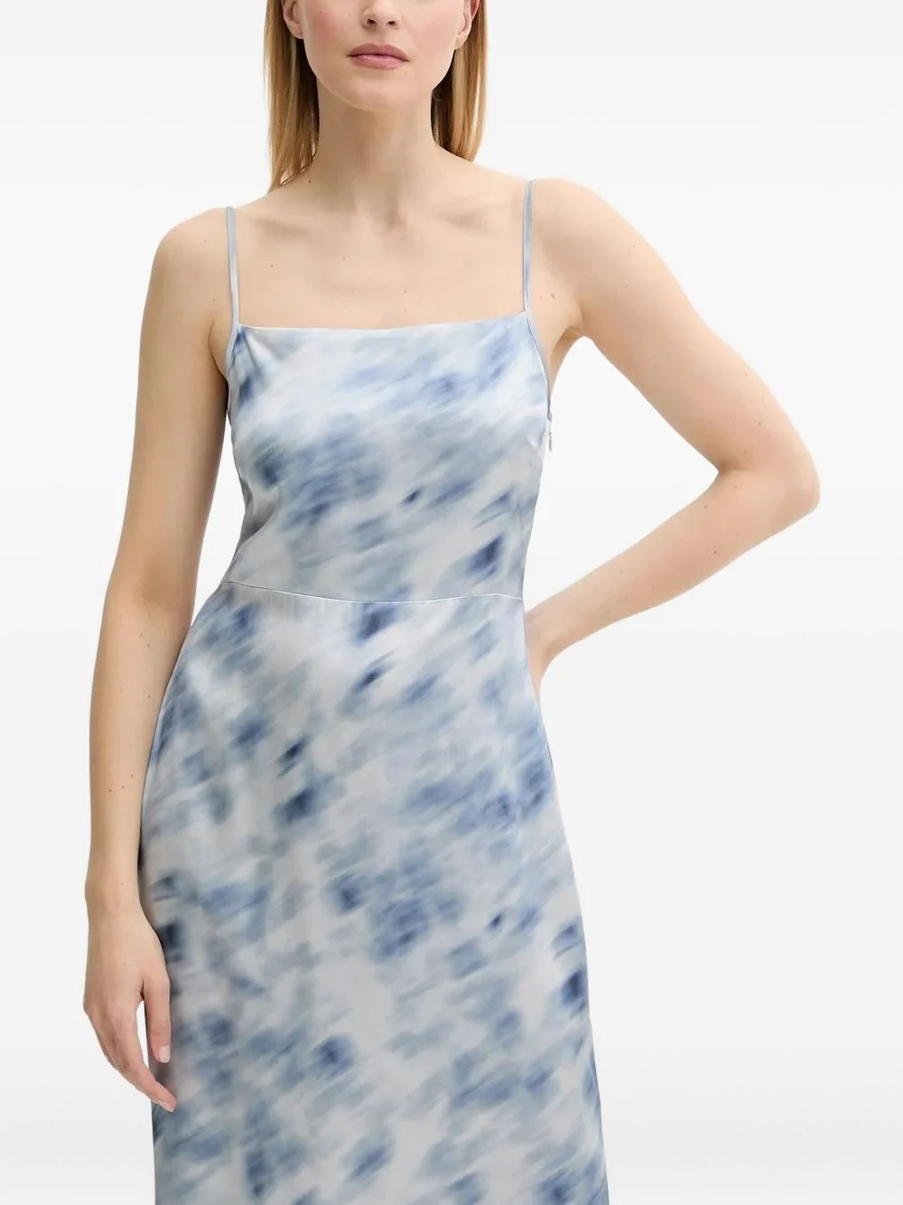 Sasage side-split maxi dress - 1