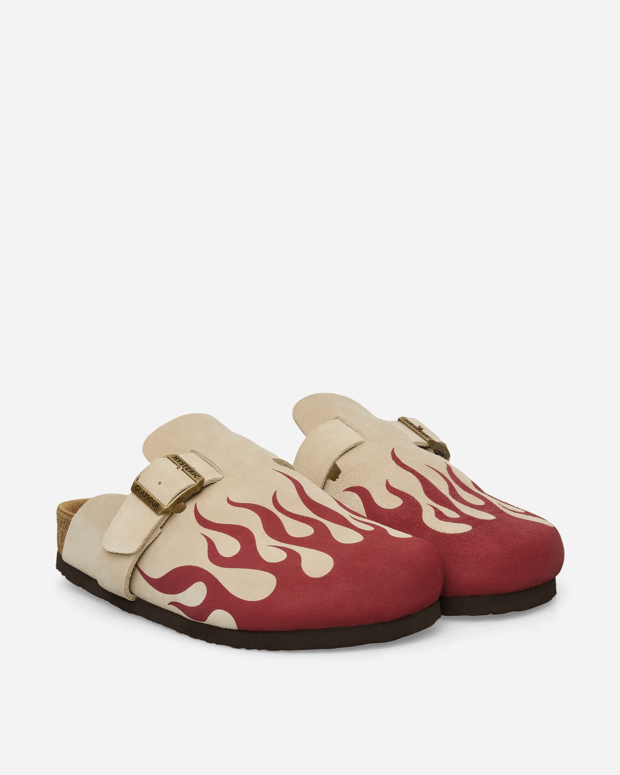 Women's Fire Pattern Sandals Beige - 3