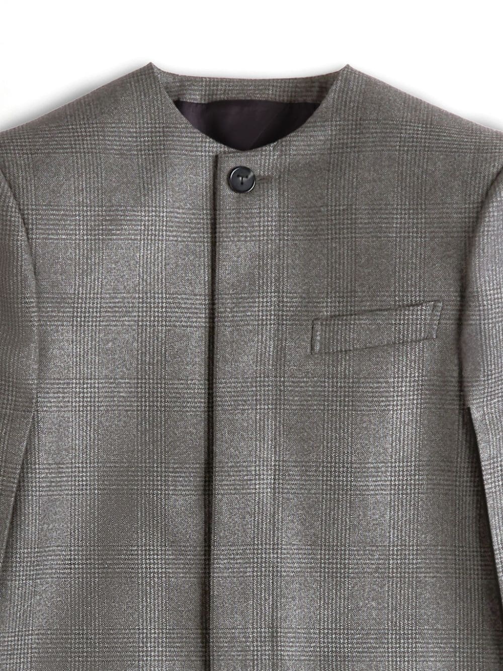 Collarless blazer - 6