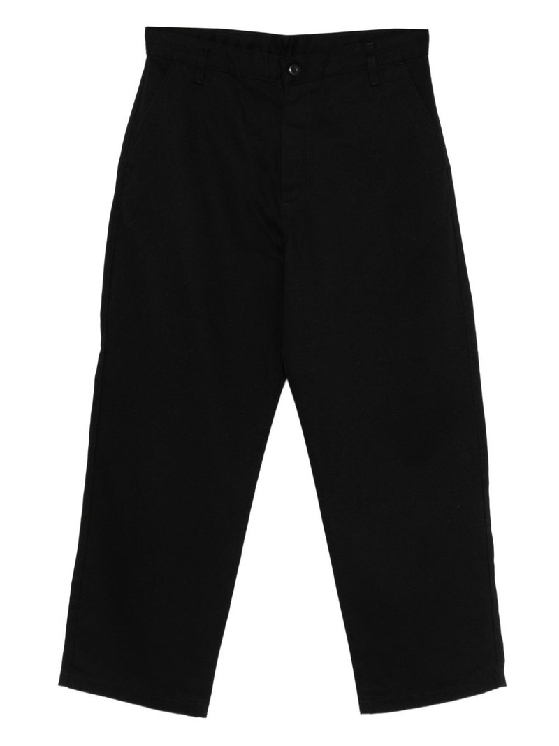 buttoned cotton trousers 1