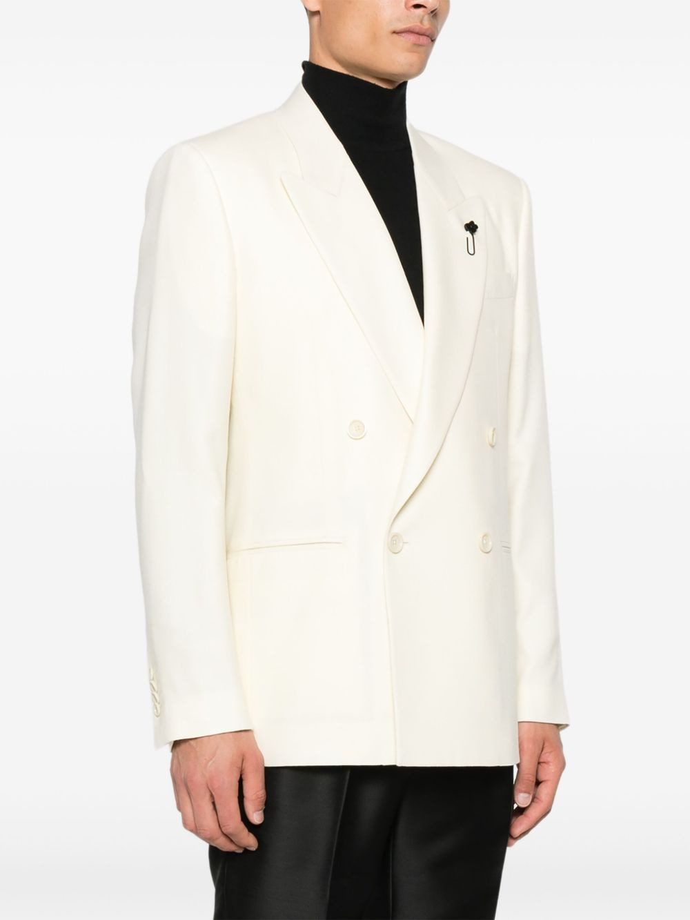 double-breasted blazer - 3