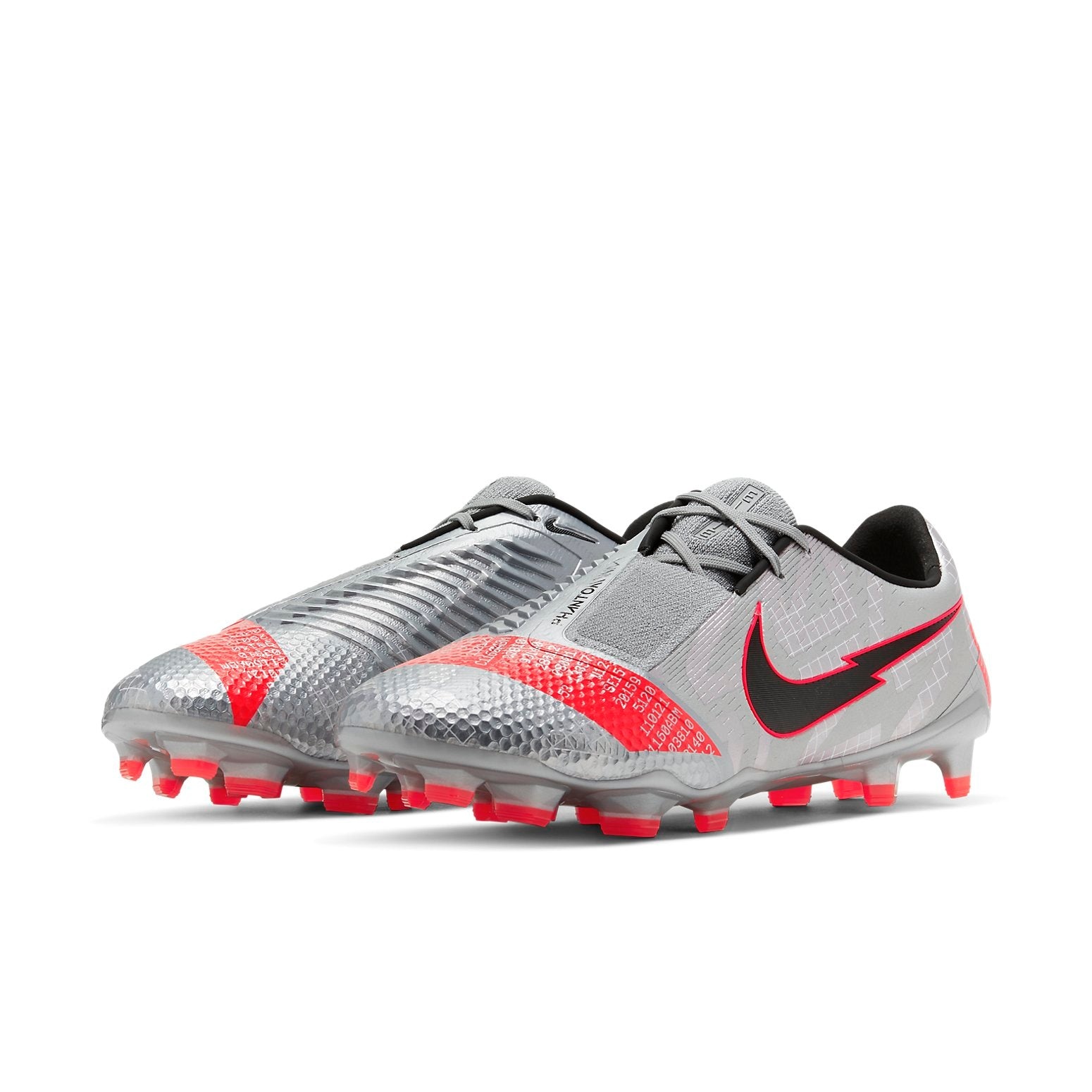Nike Phantom Venom Elite FG 'Metallic Grey Crimson' AO7540-906 - 4