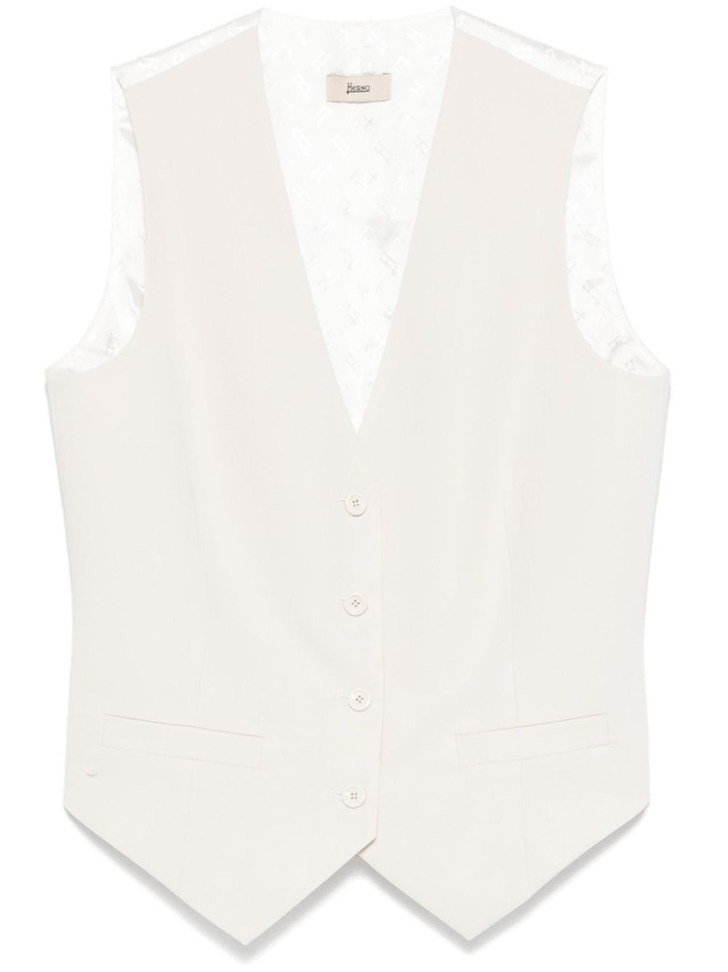 logo-jacquard waistcoat 1