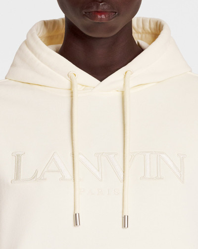 Lanvin CLASSIC EMBROIDERED LANVIN PARIS HOODIE outlook