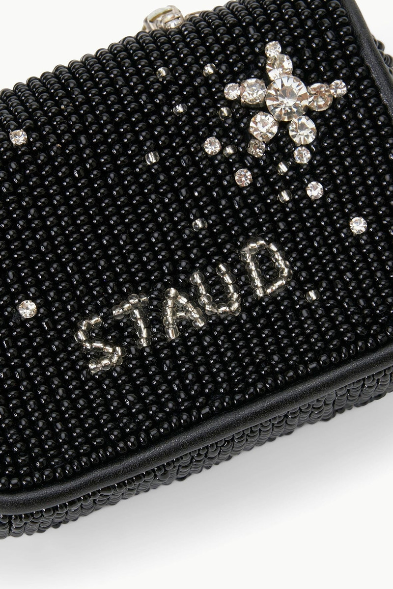 STAUD TINY TOMMY BEADED BAG STARRY NIGHT 7