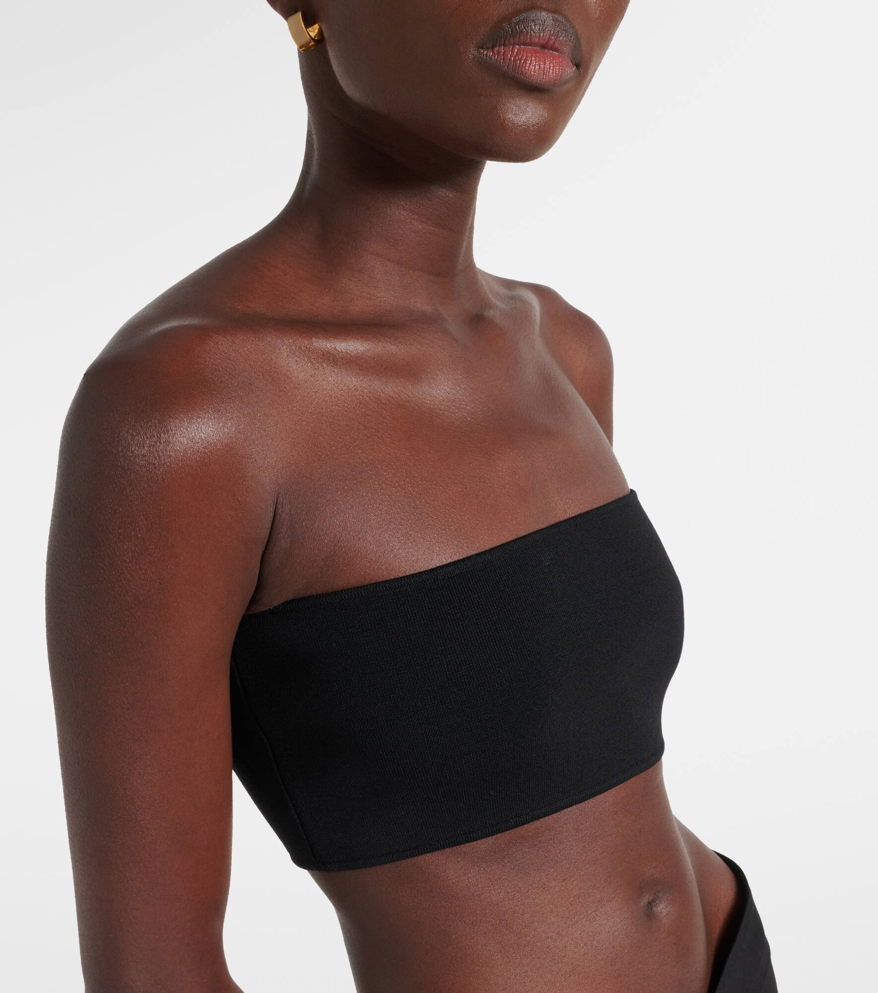 Jersey bandeau top - 4