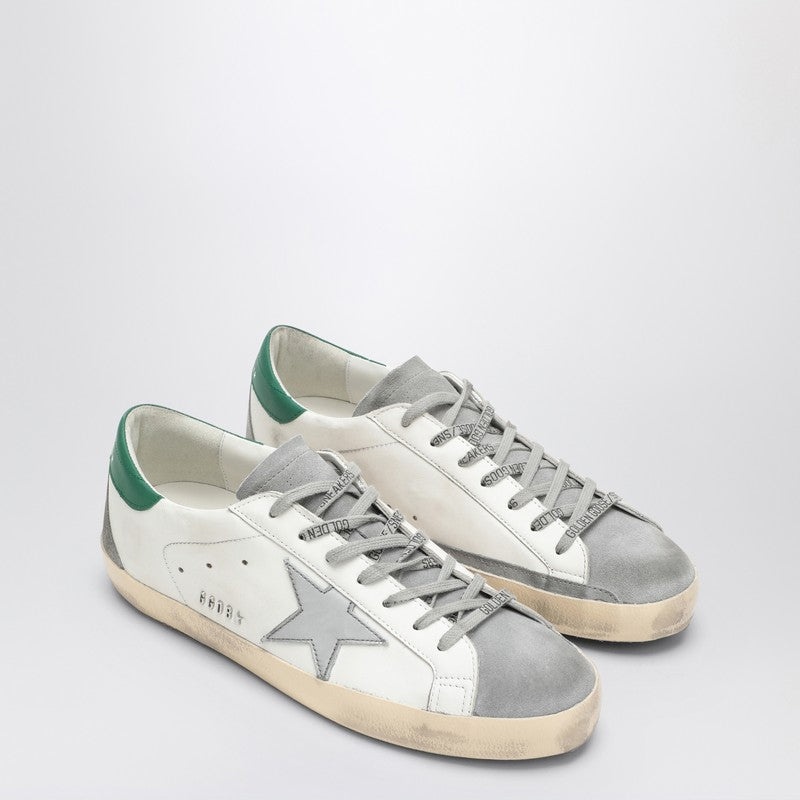 Golden Goose Low Super-Star White/Green Trainer Men - 2