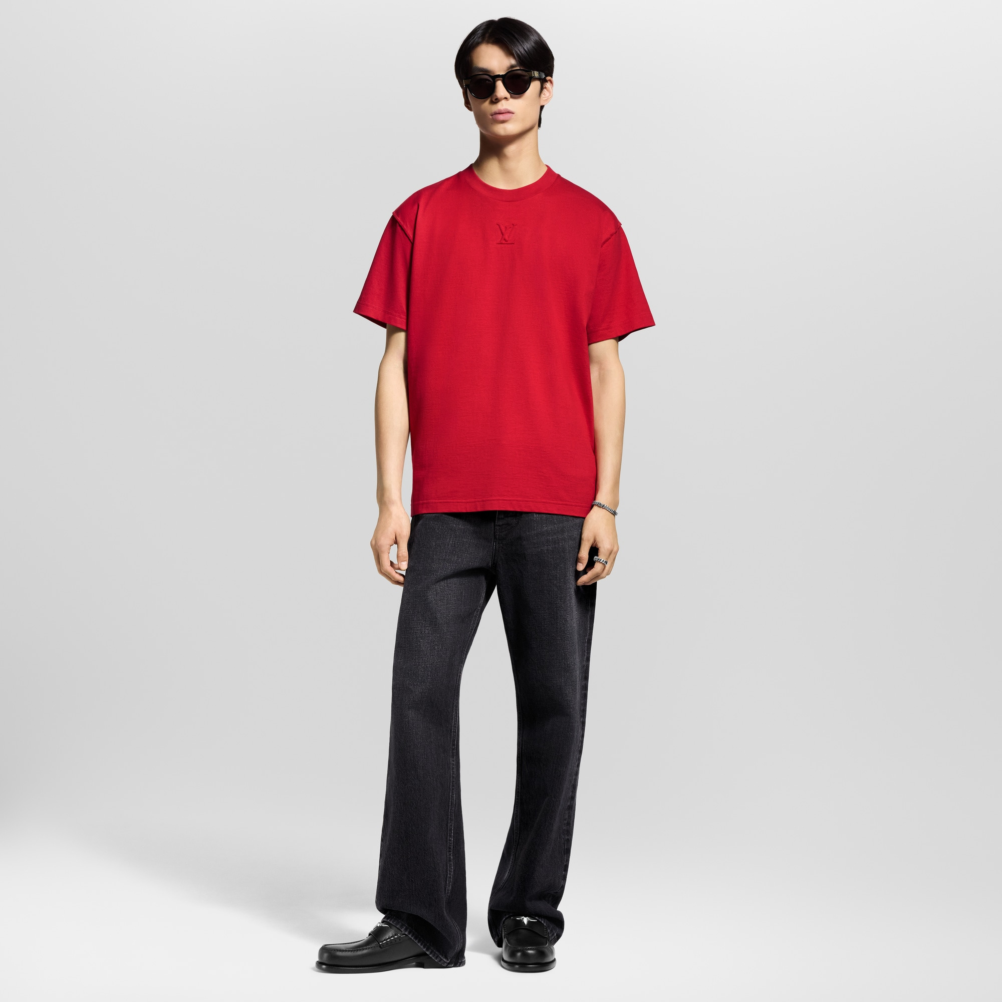 Embossed LV T-Shirt - 3