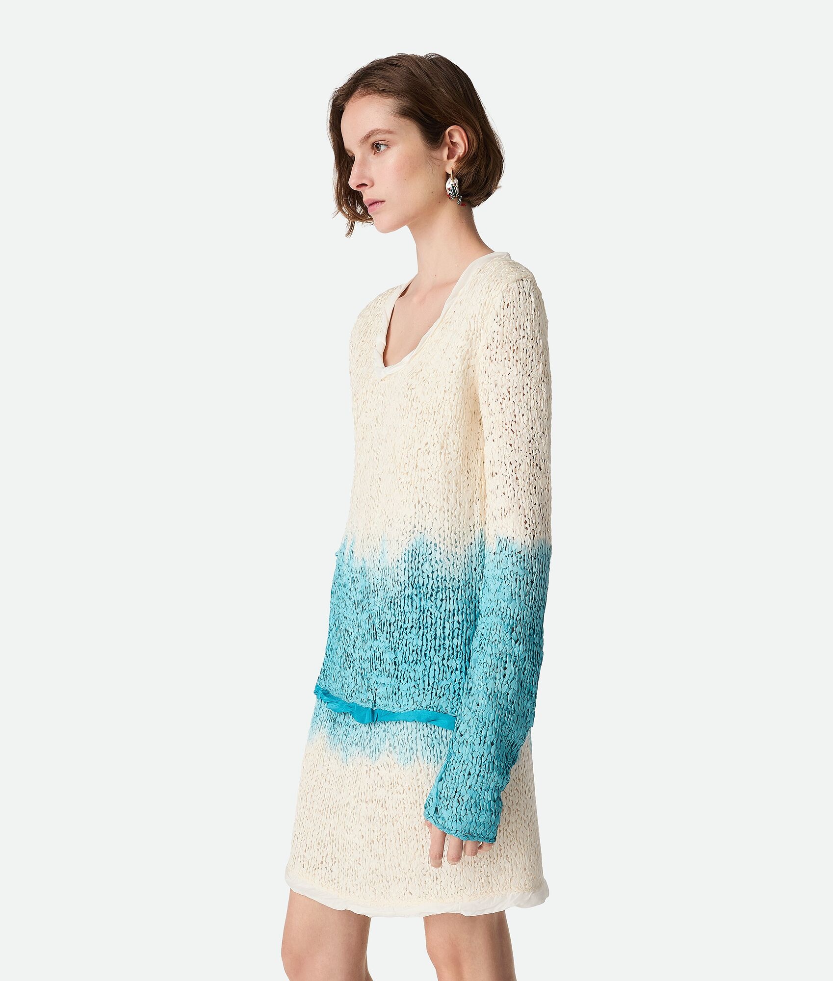 Wool And Silk Overdyed Jumper - 2