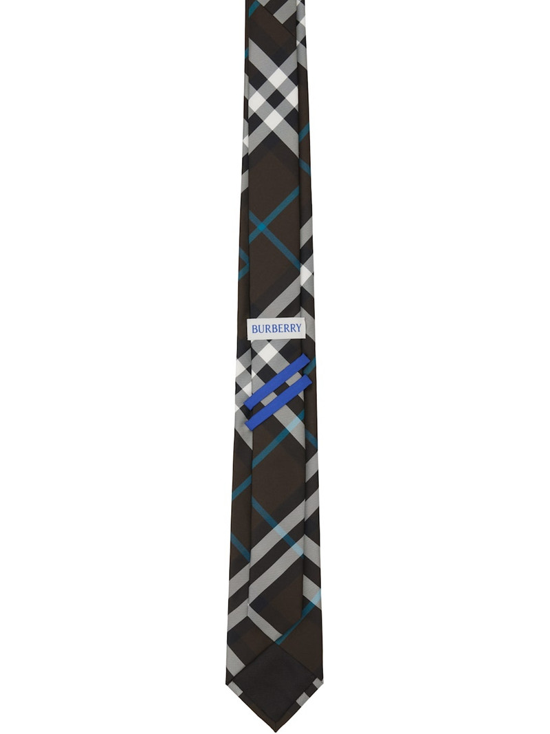 Burberry Multicolor Check Silk Tie outlook