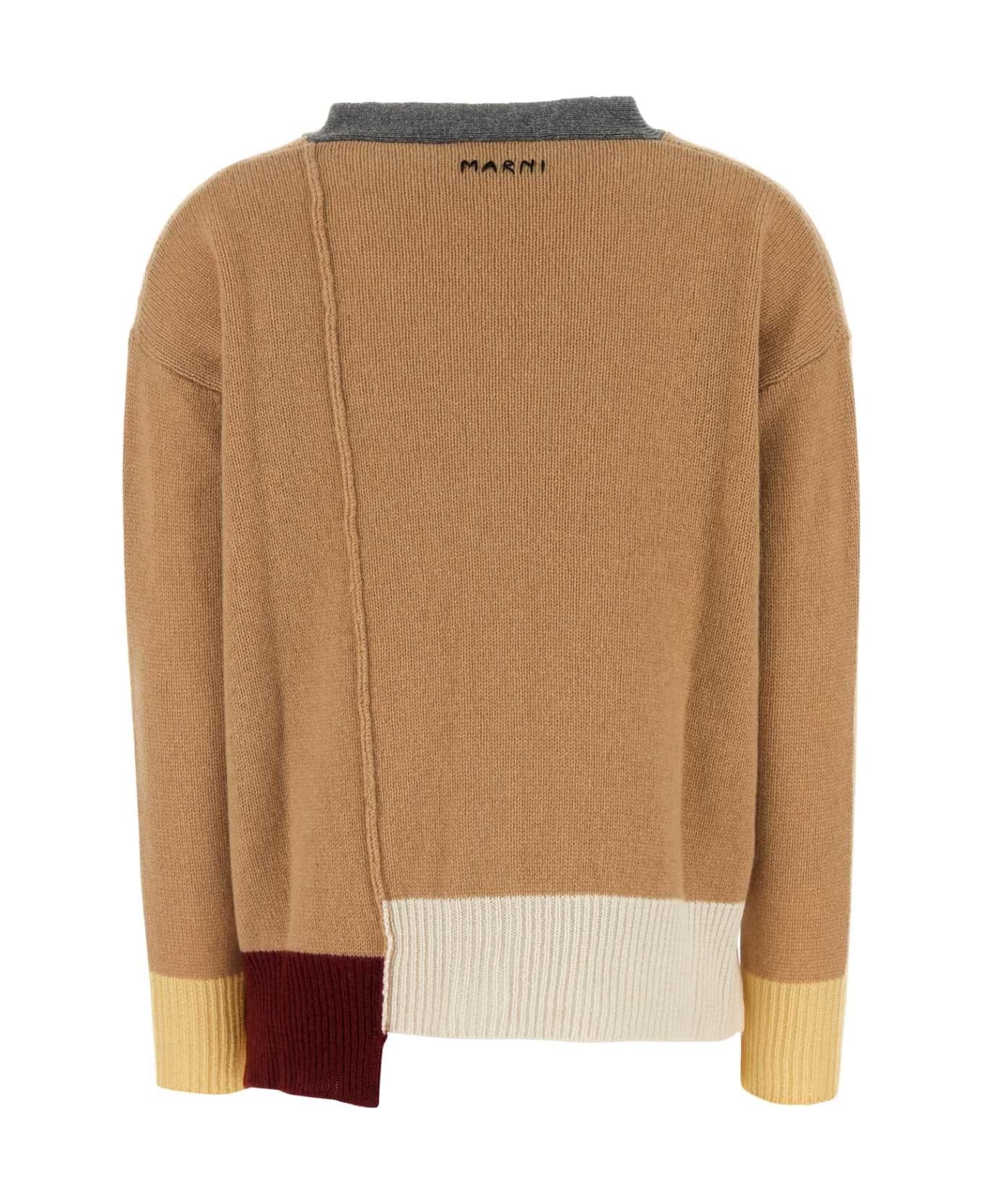 Camel Cashmere Cardigan - 2