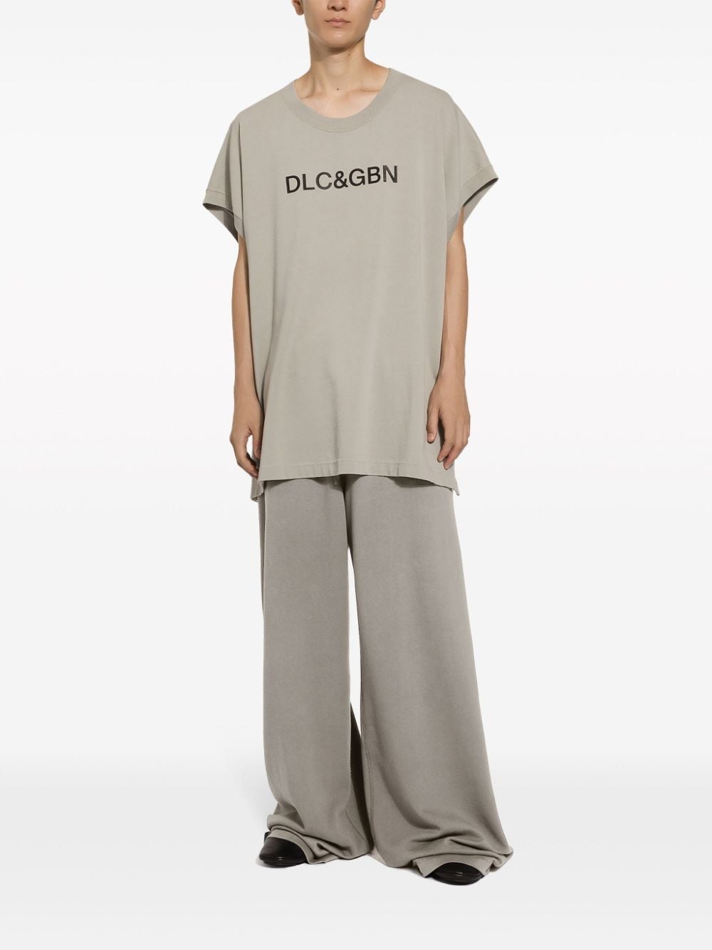 logo-print cotton T-shirt - 3