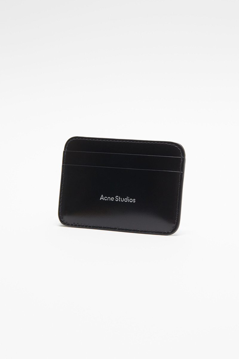 Leather card holder - Black 3