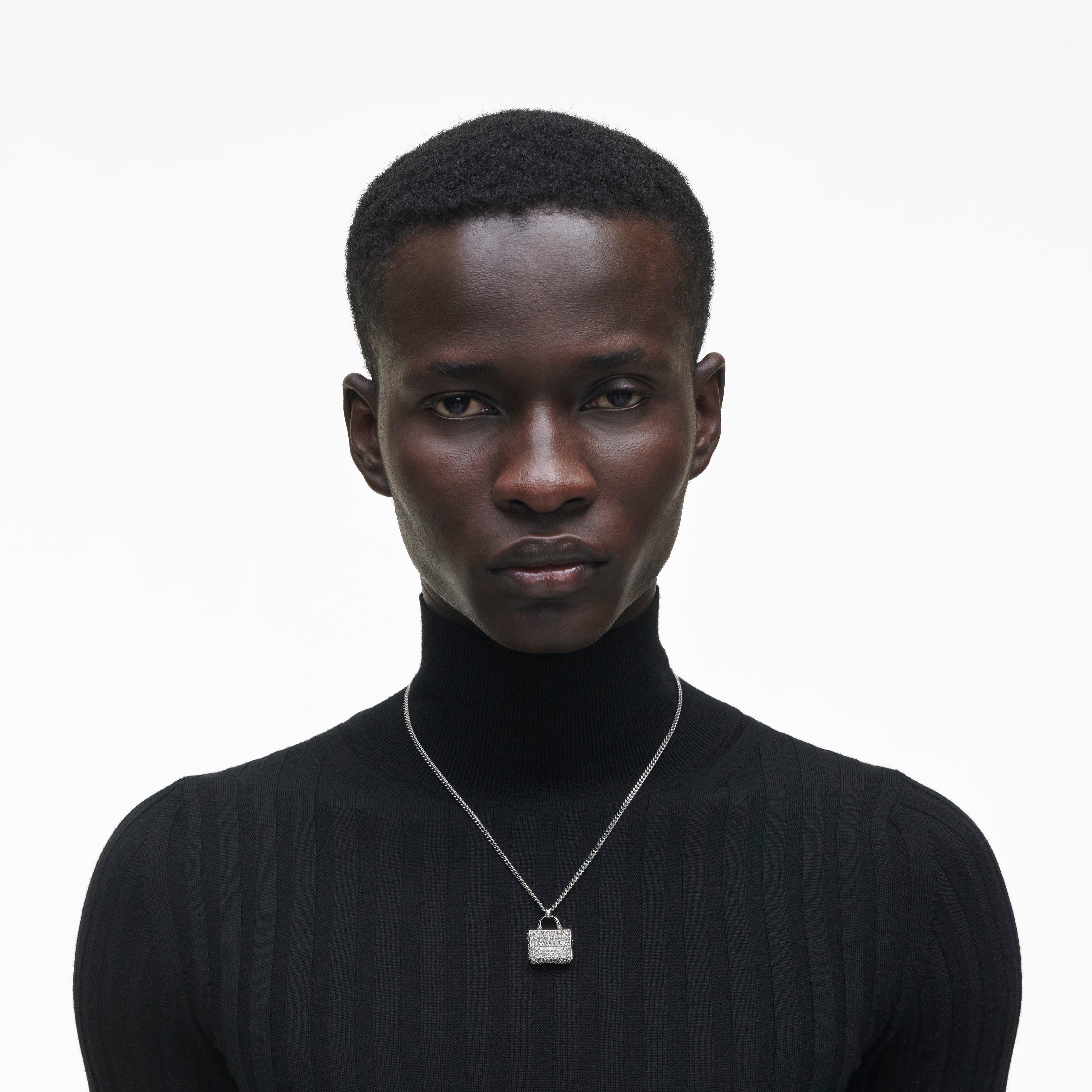 THE PAVE TOTE BAG NECKLACE - 5