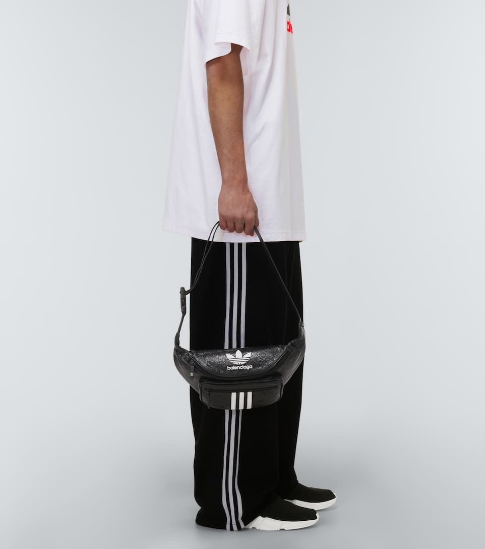 BALENCIAGA x Adidas leather belt bag | mytheresa | REVERSIBLE