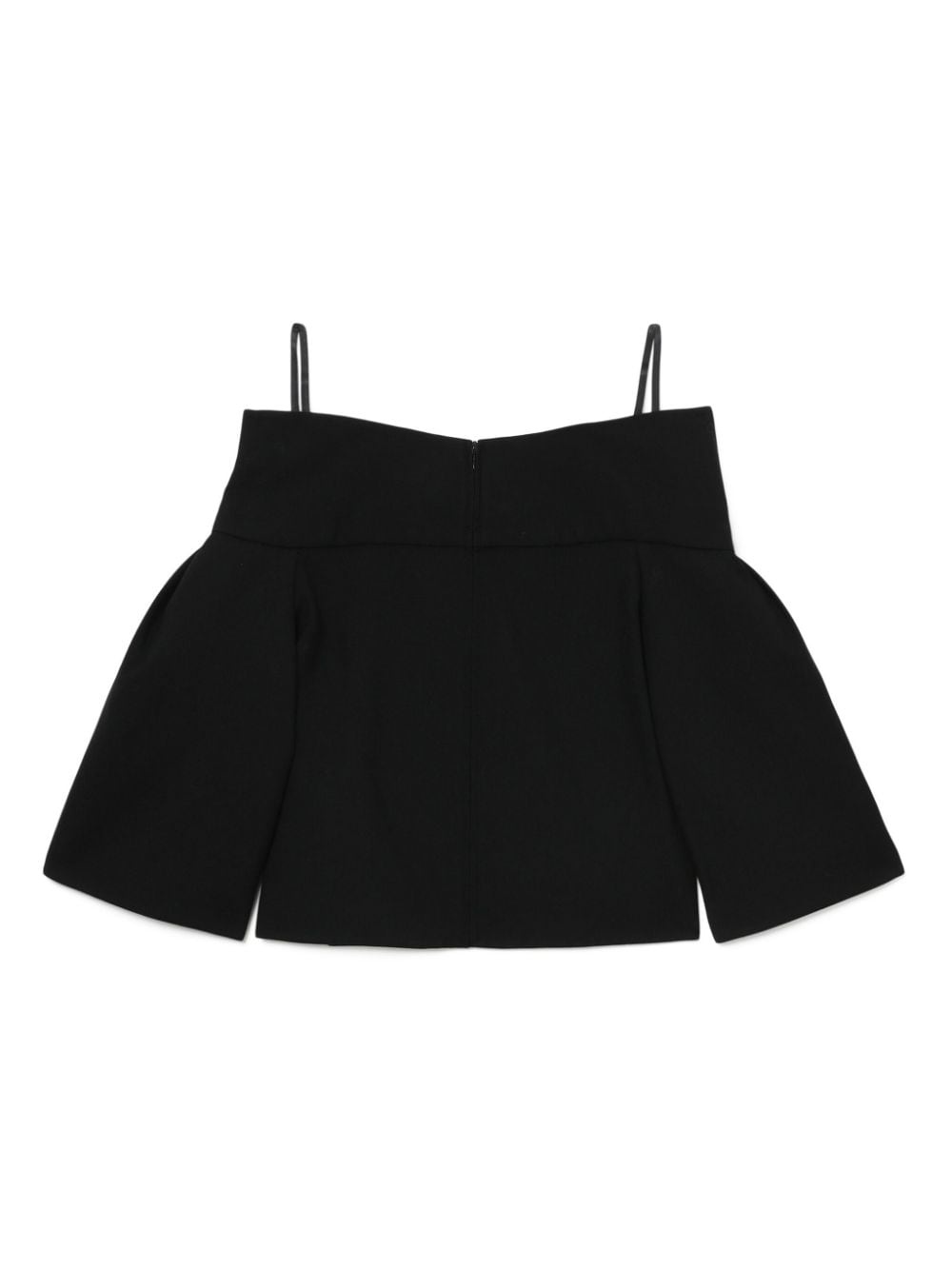 bow-detail balloon-sleeved blouse - 6