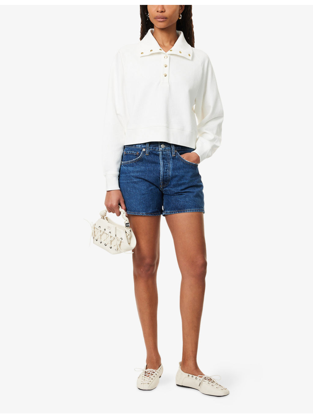 Coach High-Neck Cotton-Jersey Sweatshirt - 2