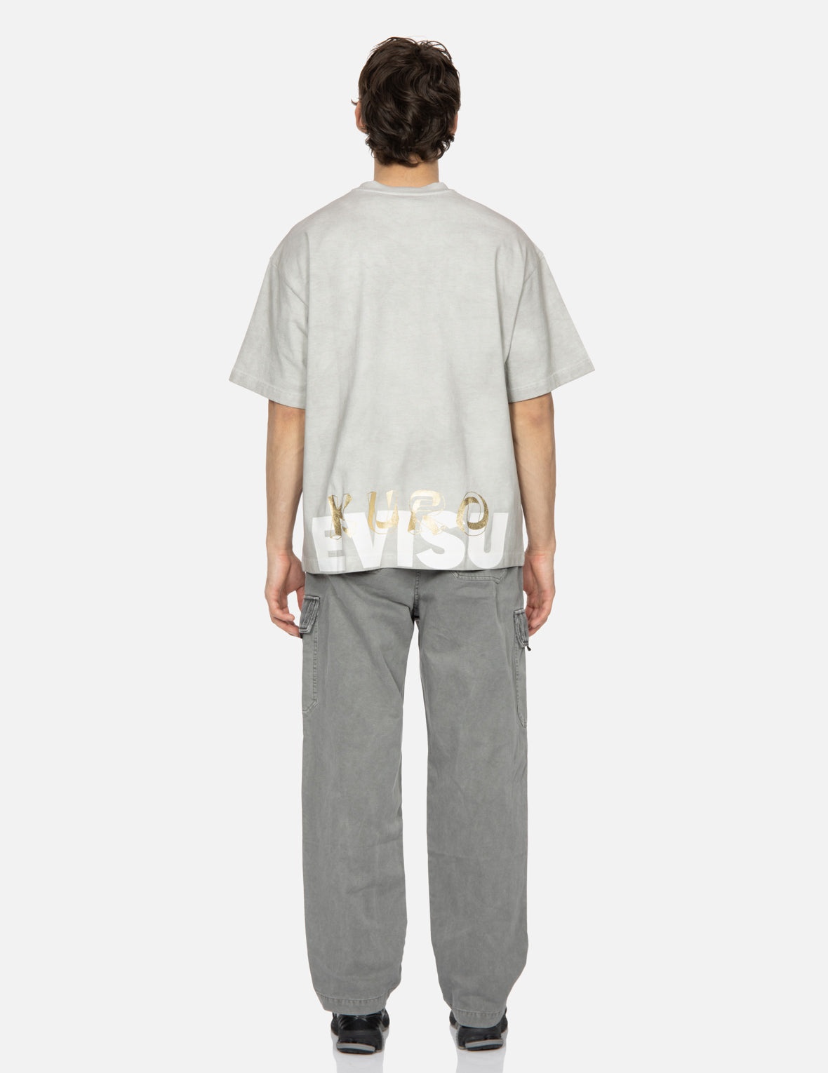 Spray Dyed Multi Logo Print Loose Fit T-shirt - 6