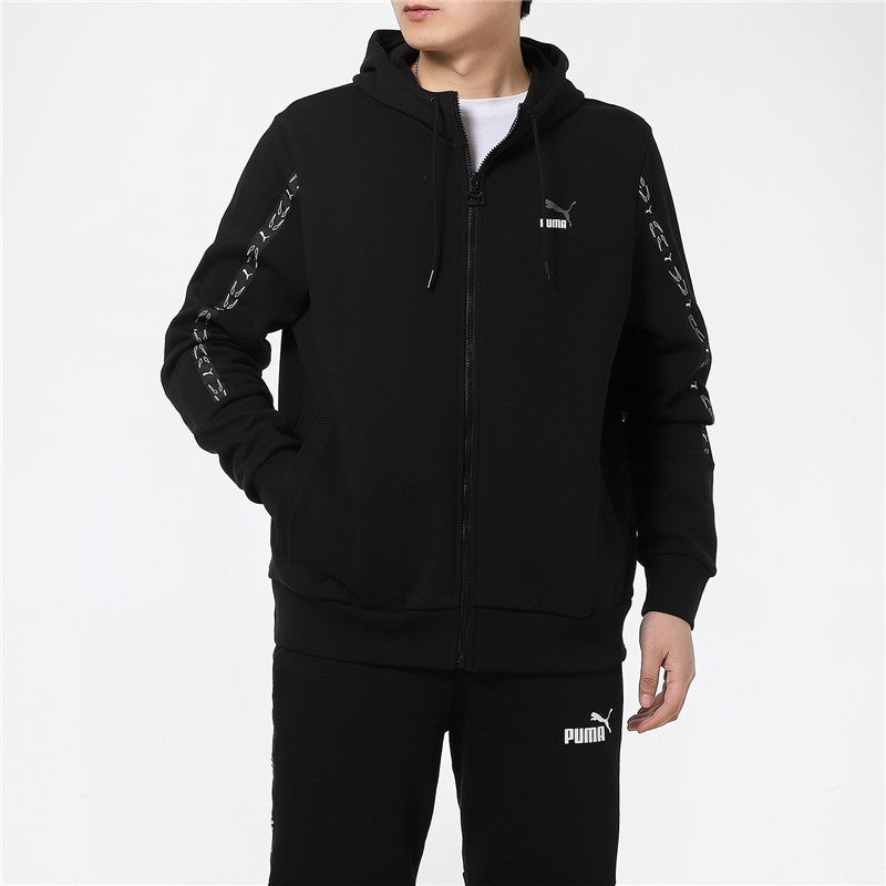 Puma Elevate Hooded Full-Zip Jacket 'Black White' 531071-01 - 5