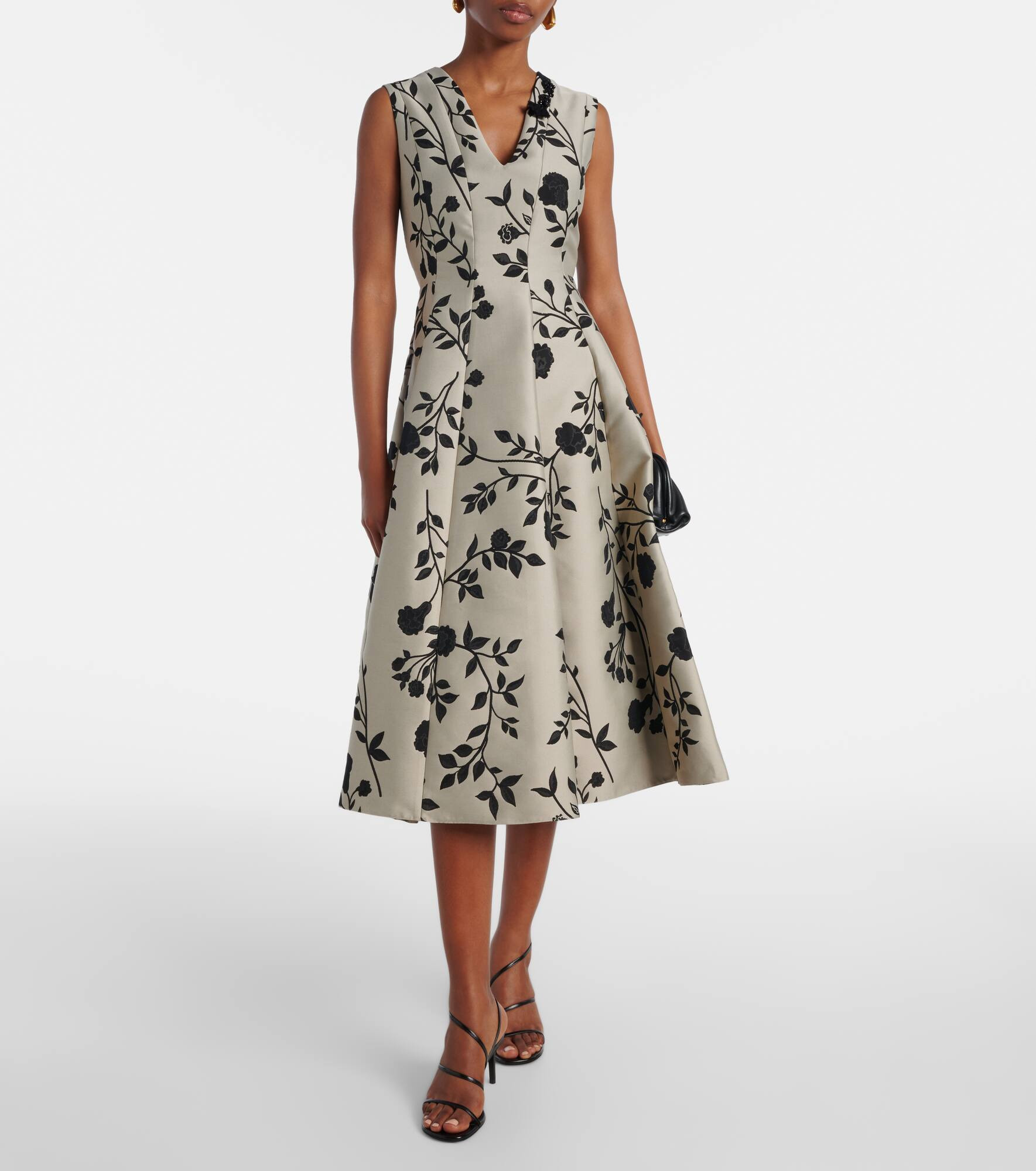 Clea floral midi dress - 2