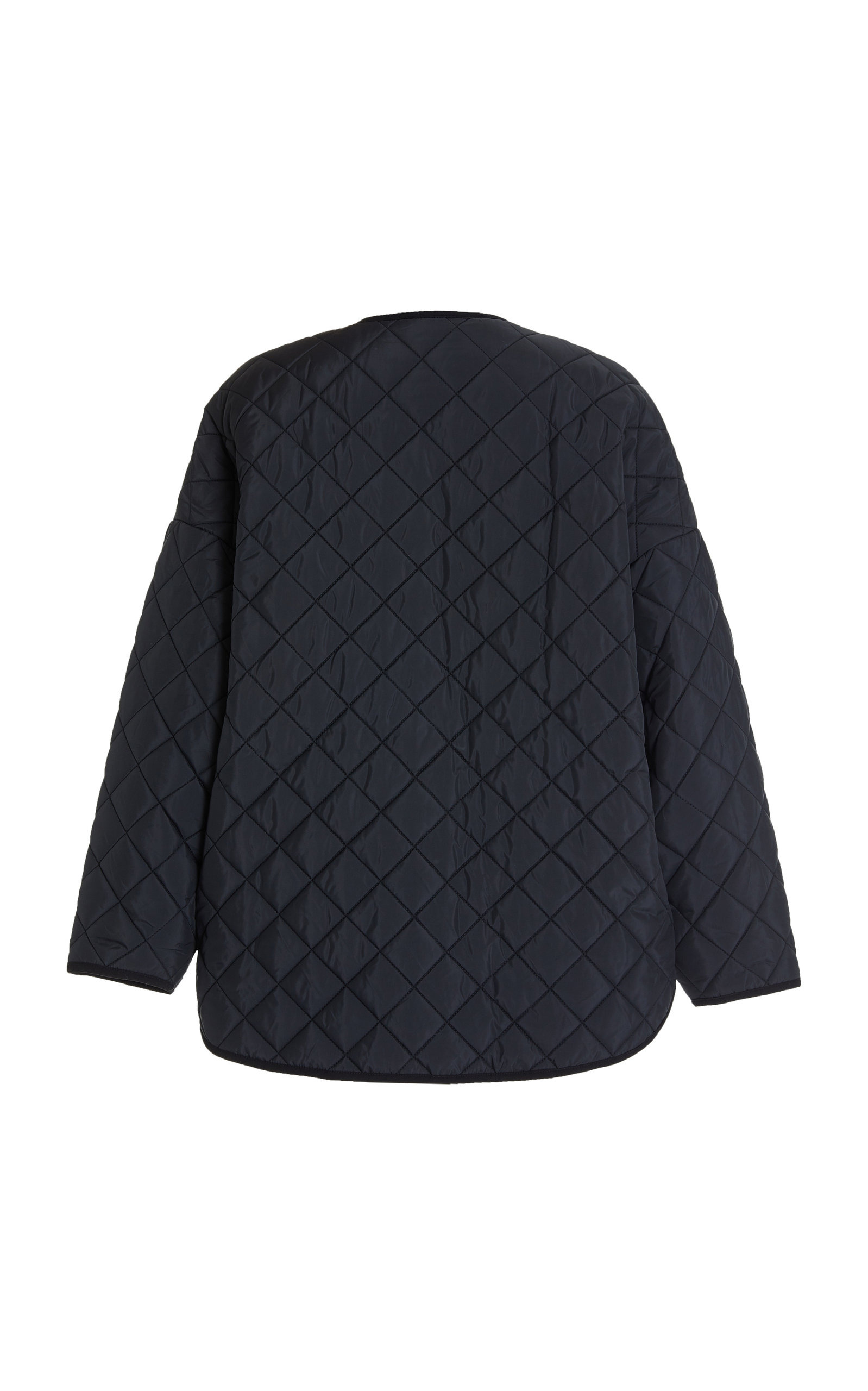Oversized Quilted Jacket black - 5