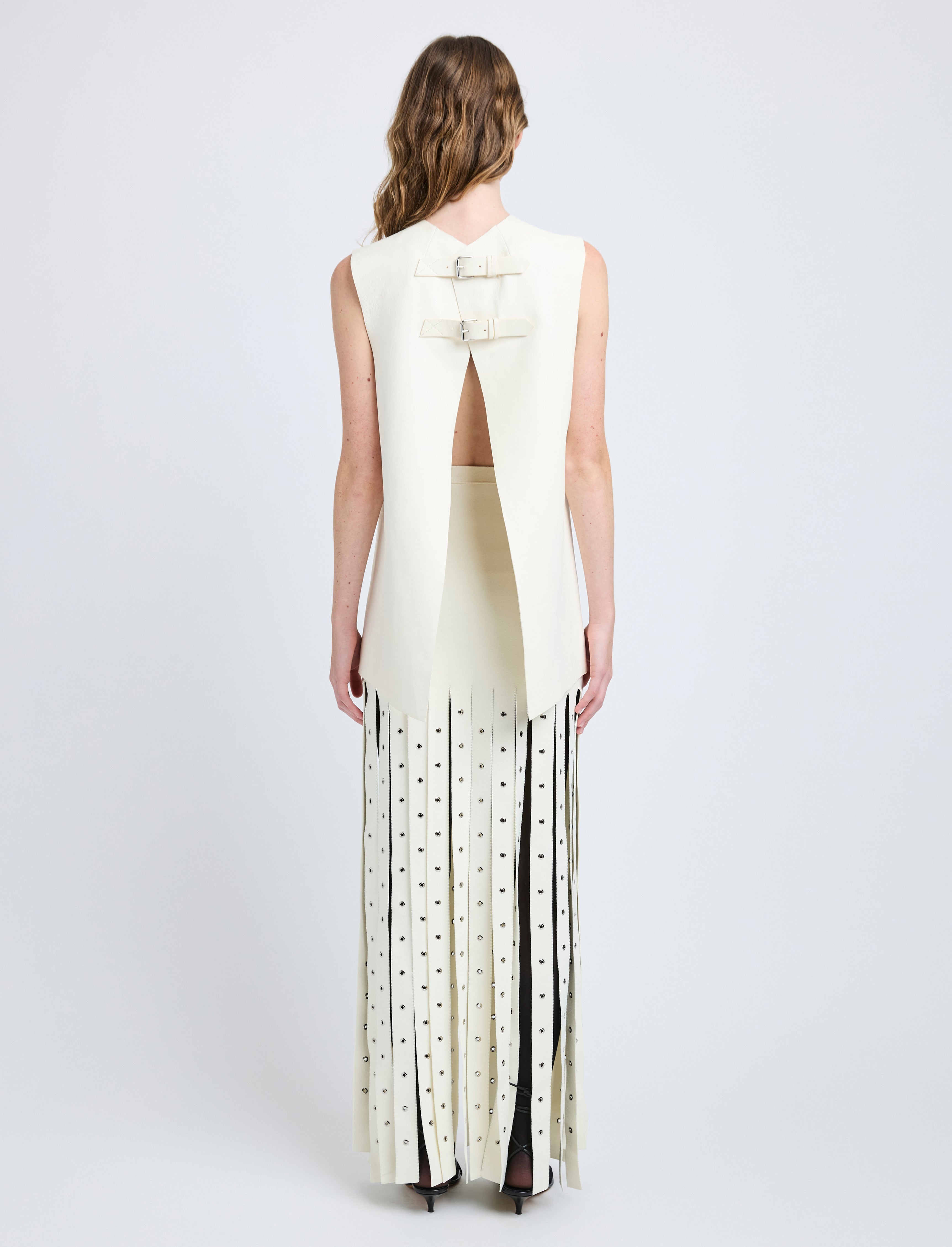 Effe Skirt in Compact Viscose Knit - 4