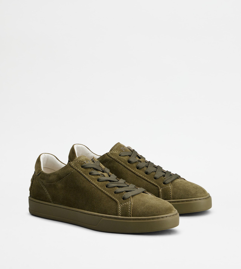 SNEAKERS IN SUEDE - GREEN 3