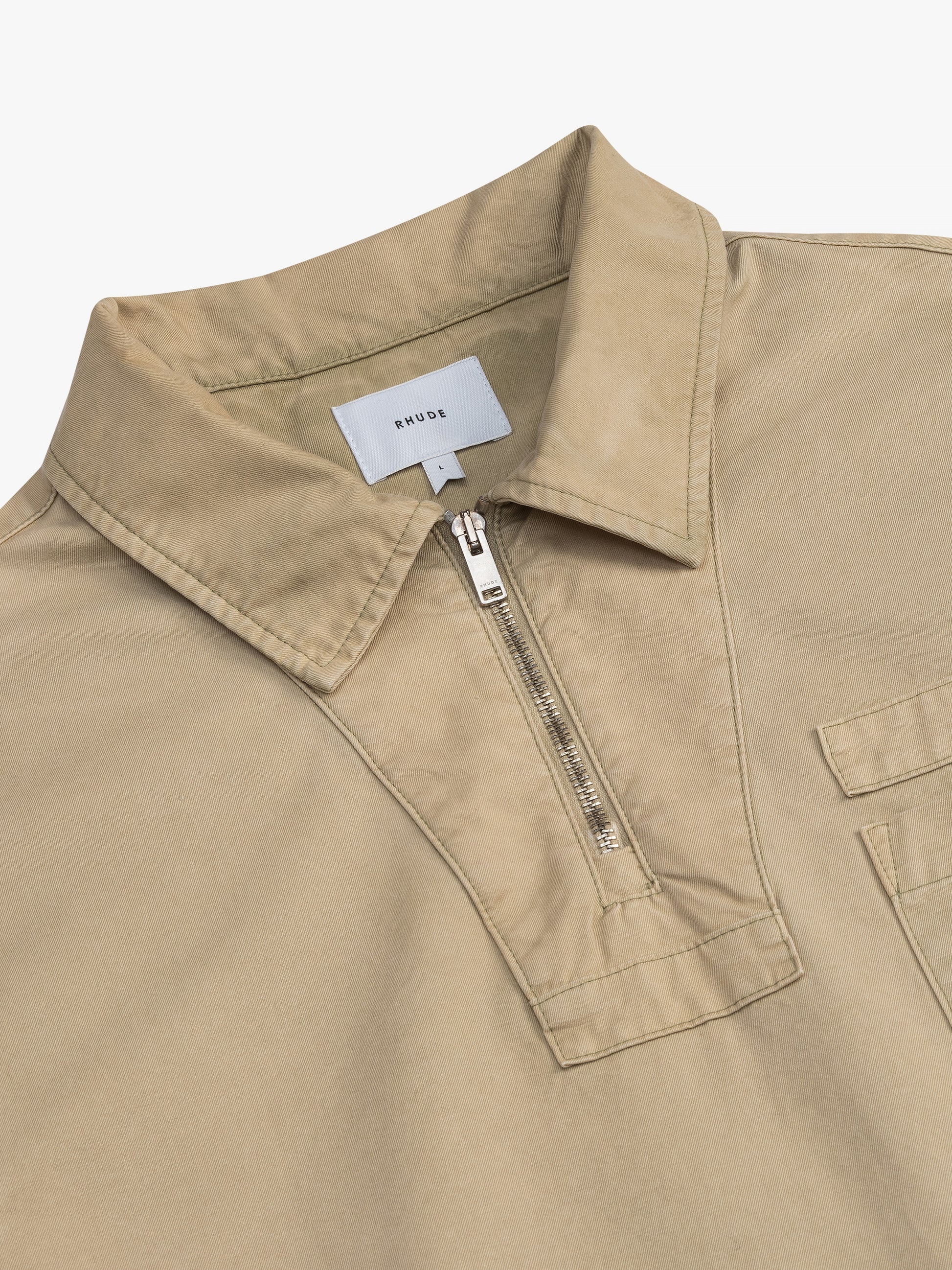 BOXY HALF-ZIP SPRAY SHIRT - 4
