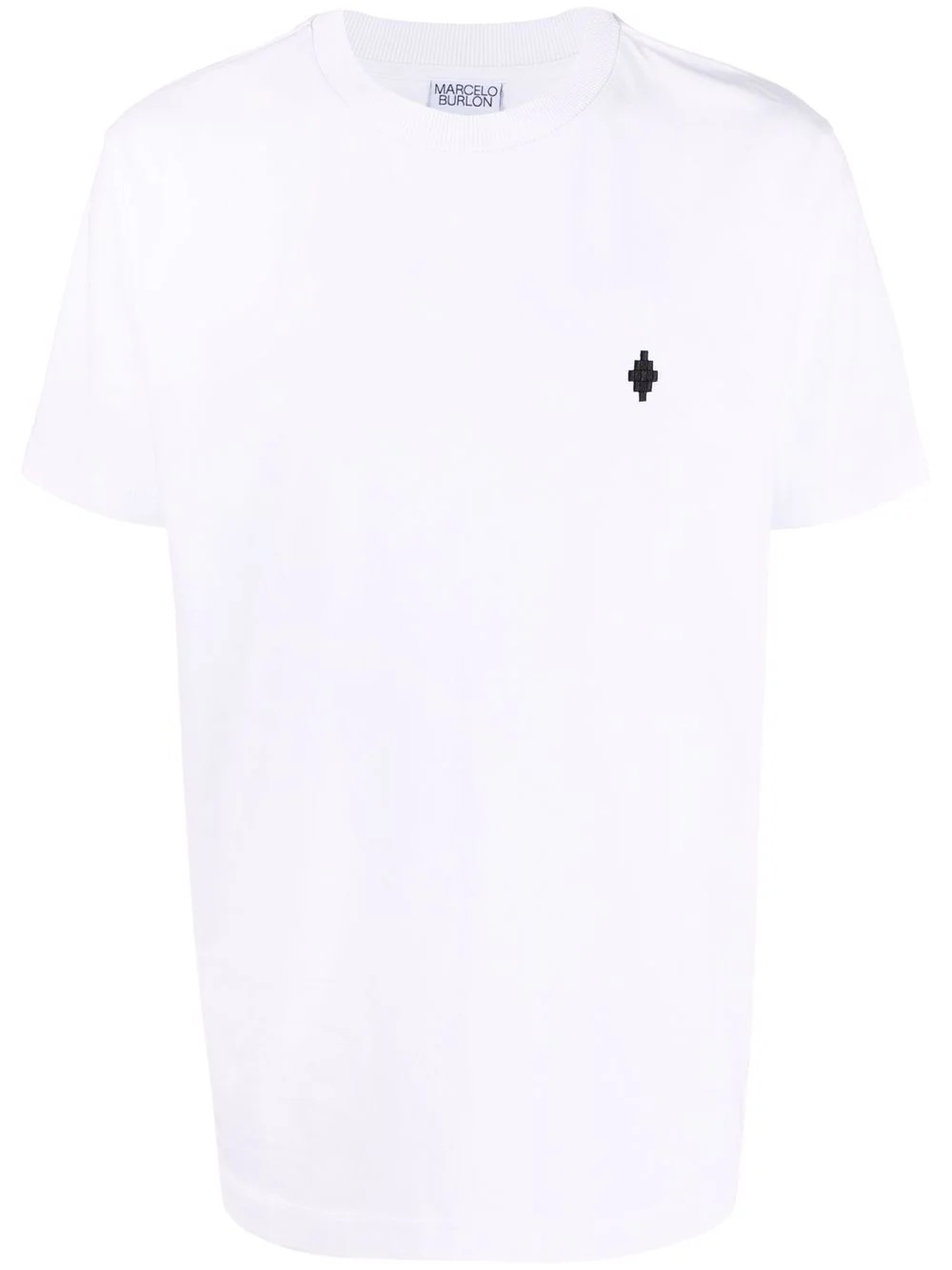 cross-motif cotton T-shirt - 1