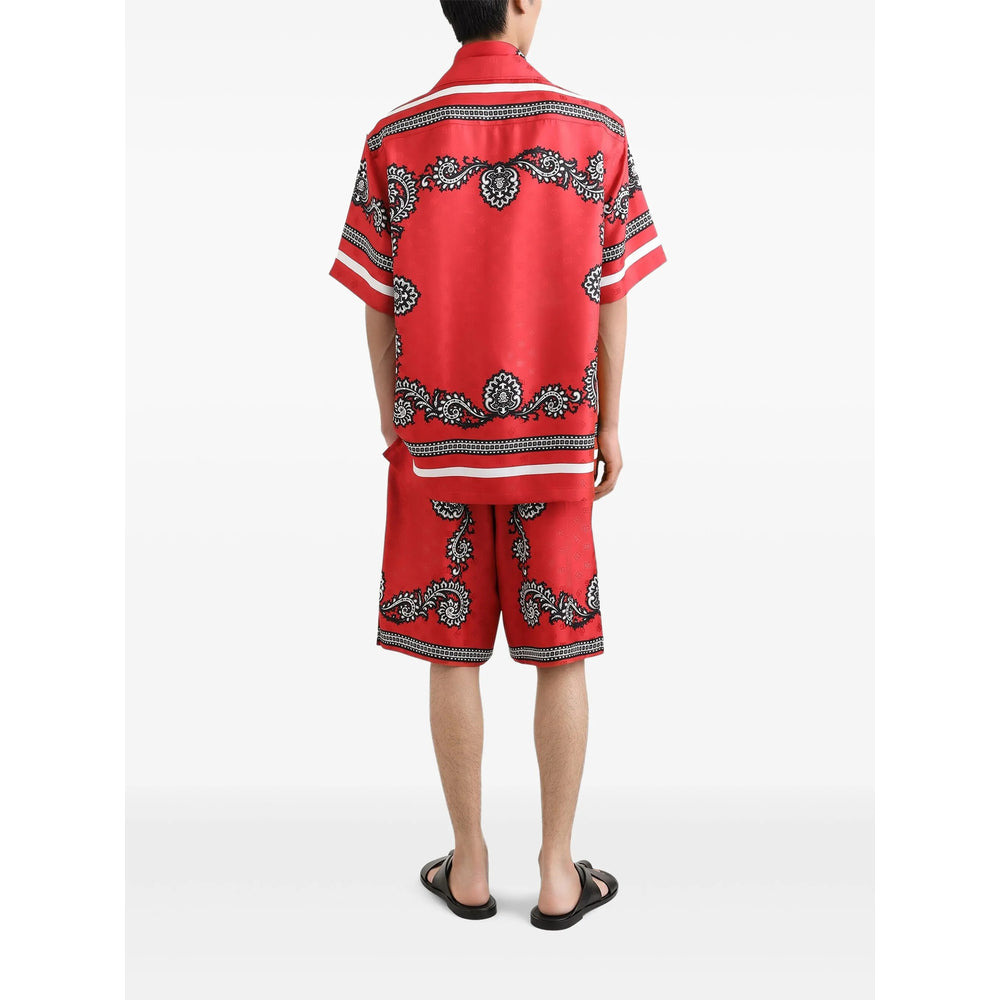 Dolce & Gabbana Red Shorts - Bermuda Shorts Men - 5
