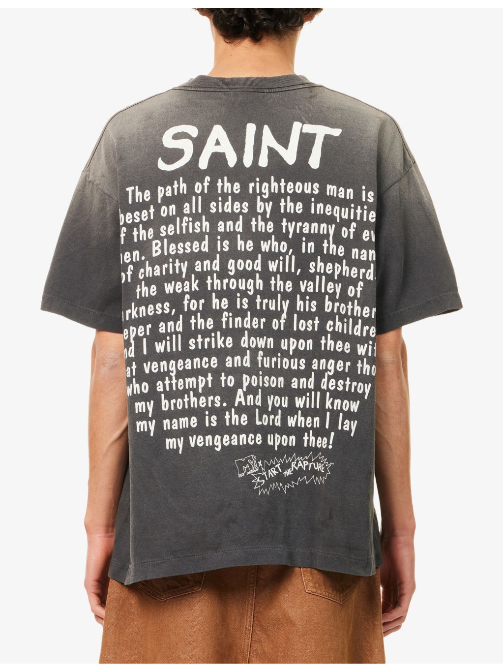 Beavis Head Crewneck Cotton-Jersey T-Shirt - 4