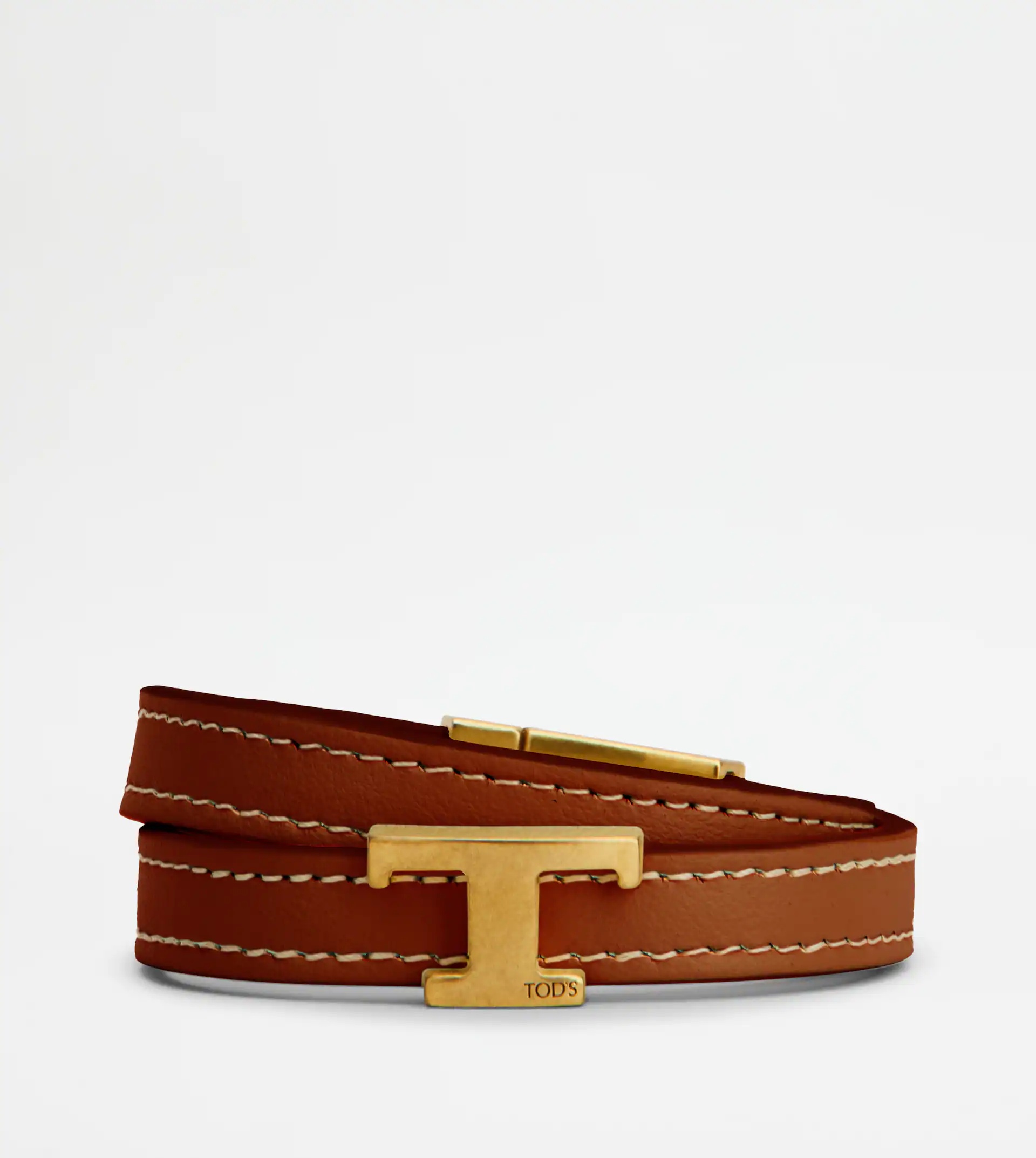 BRACELET IN LEATHER - BROWN - 1