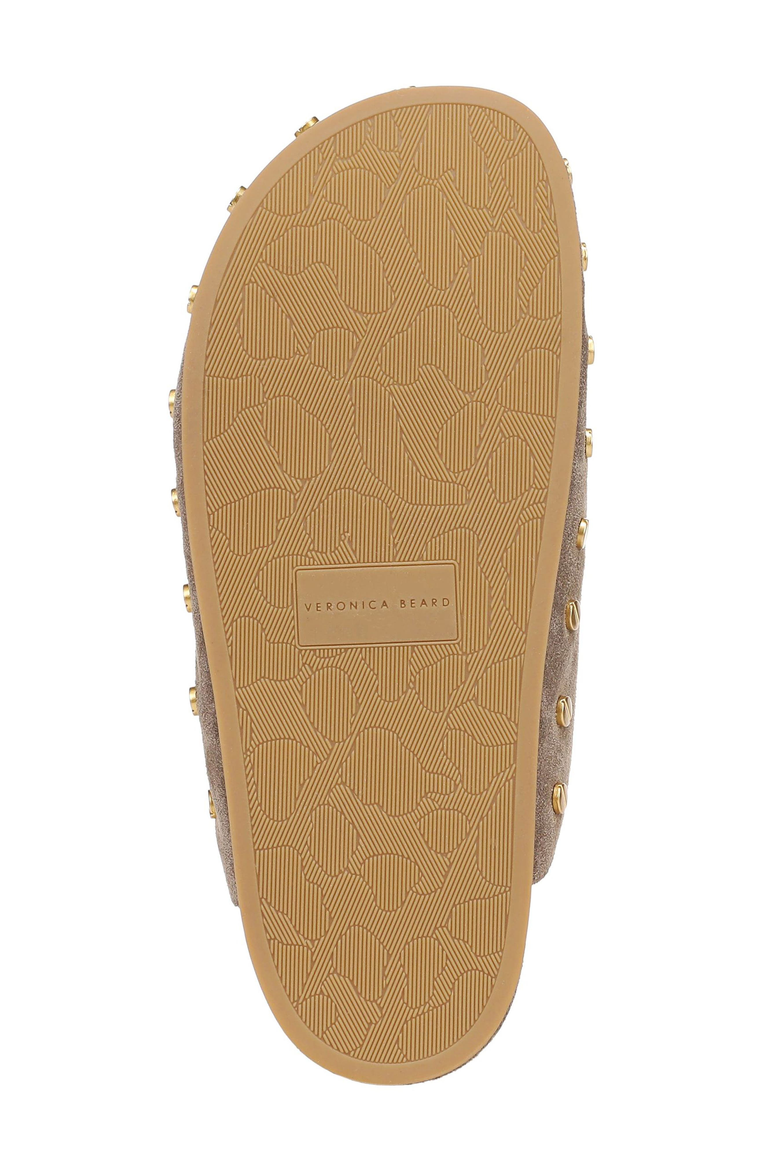 Veronica Beard Fenix Genuine Shearling Mule in Bark Ecru at Nordstrom - 6