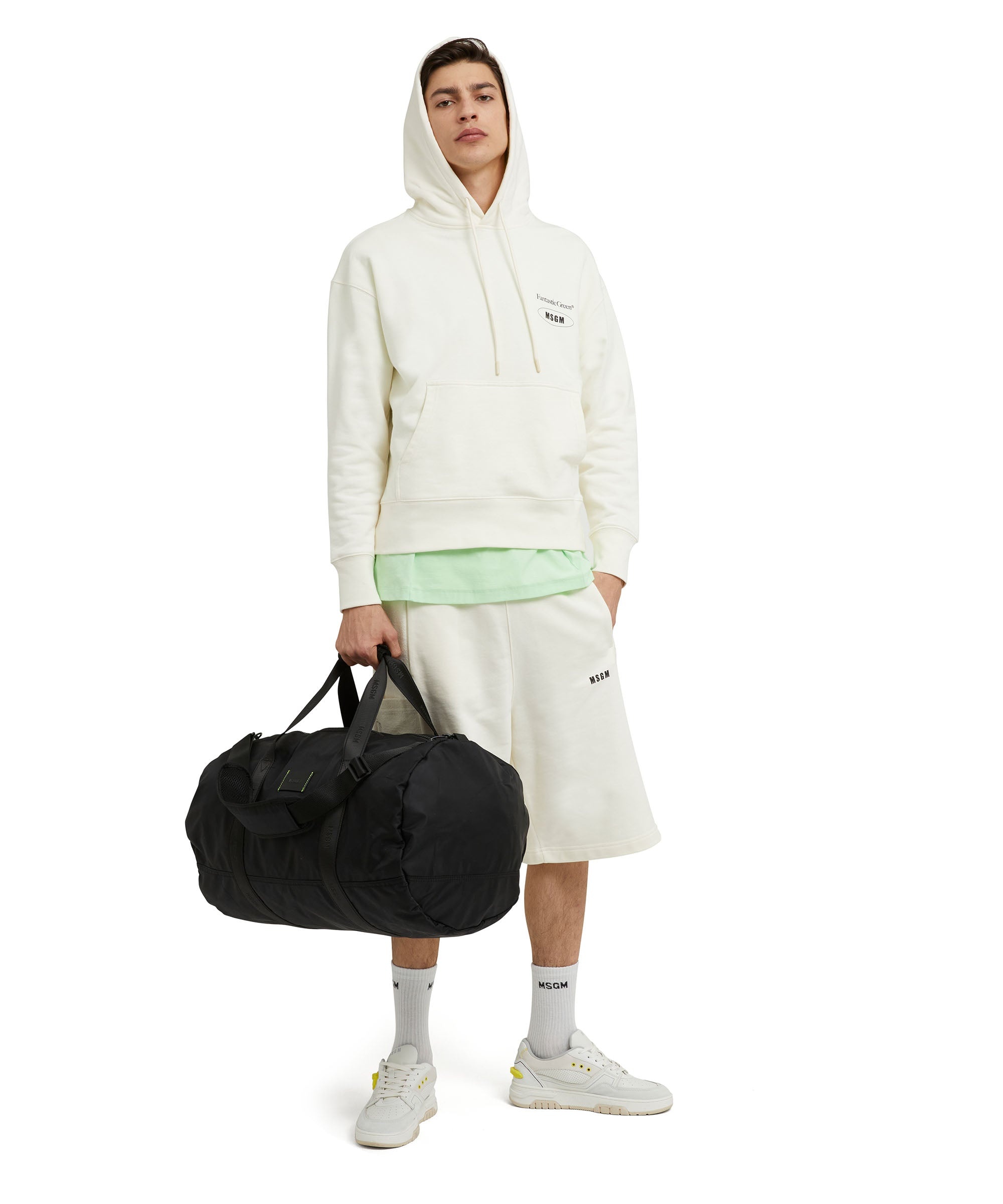 MSGM signature nylon duffle bag - 5