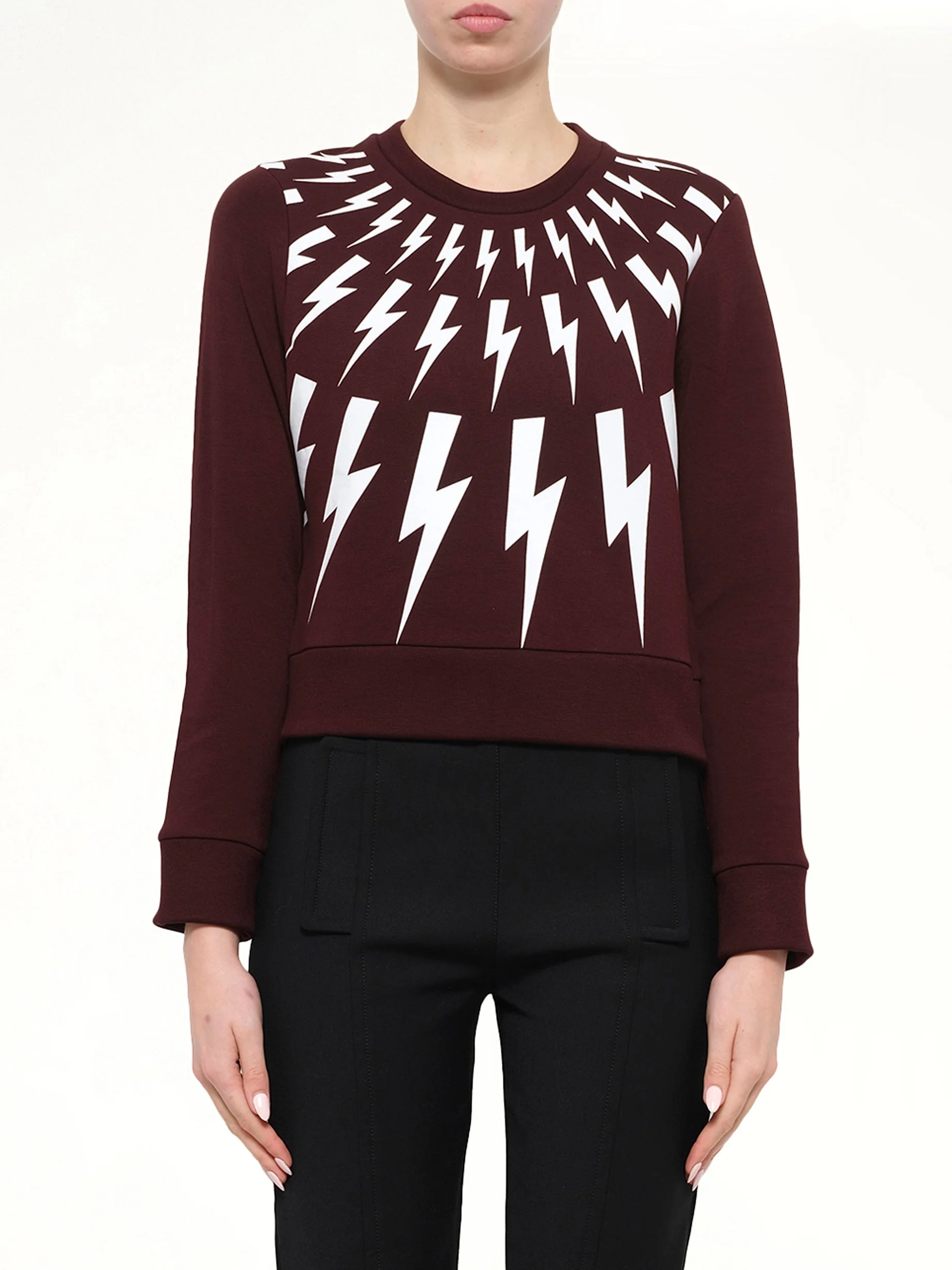 Neil Barrett Sweatshirt in Burgundy - 1