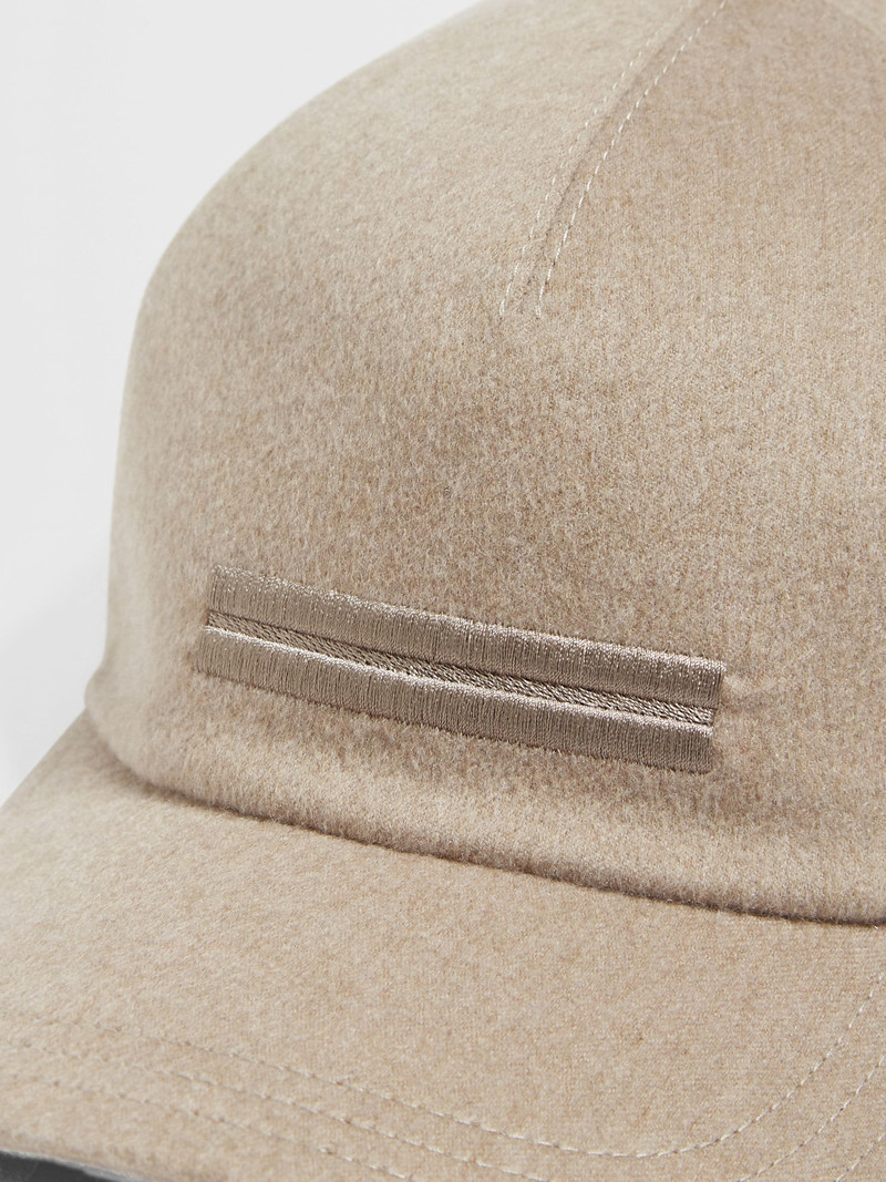 ZEGNA BEIGE OASI CASHMERE BASEBALL CAP outlook