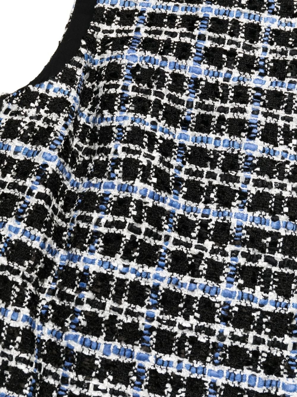 ruffle tweed shift minidress - 6