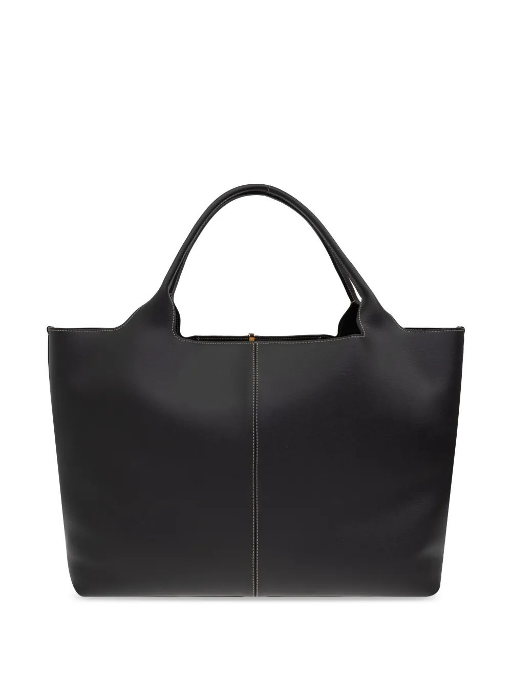 Medium Leather Shopping Bag - 3