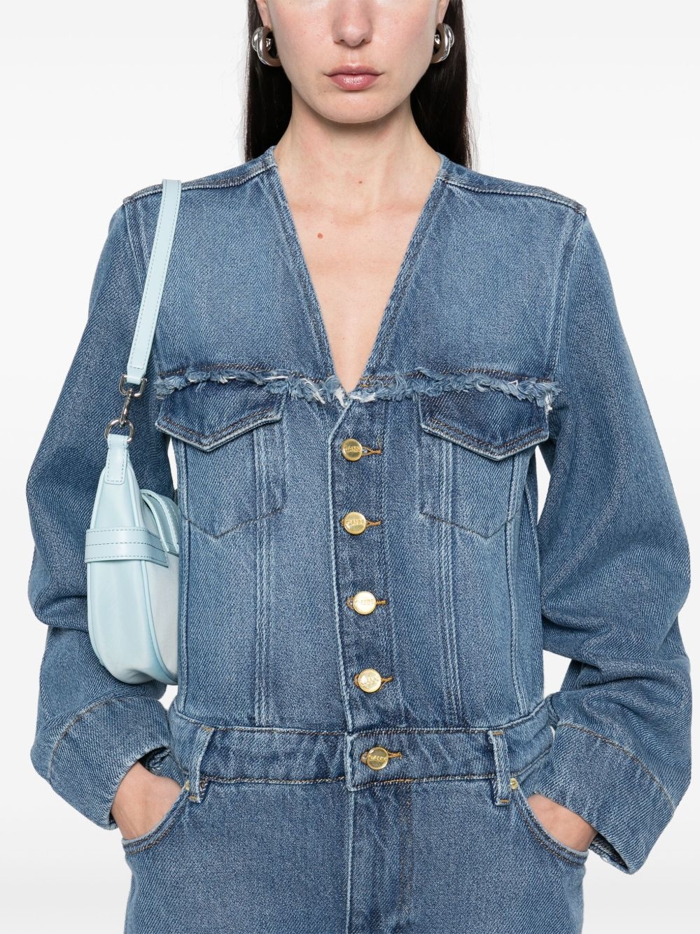 denim jumpsuit - 5