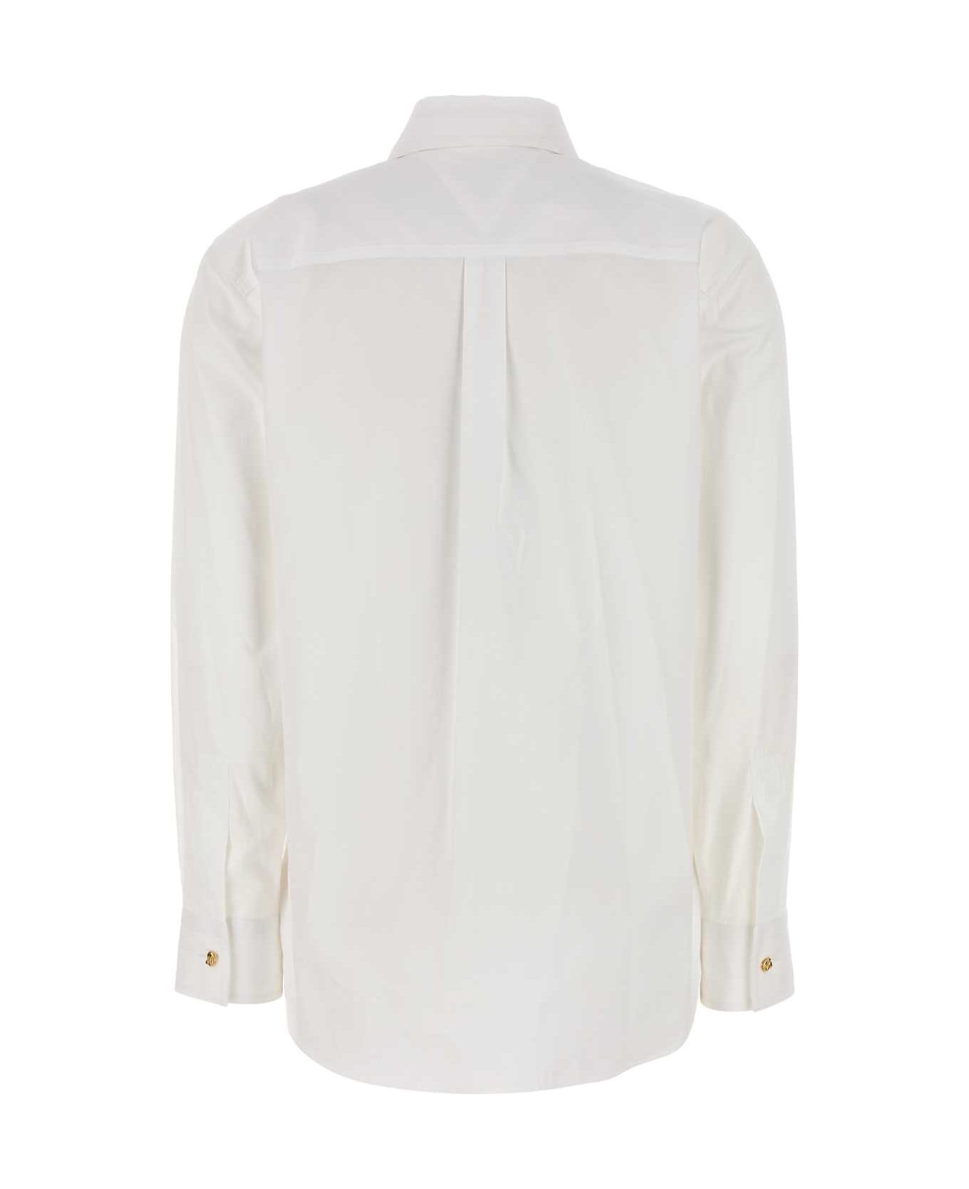 White Poplin Shirt - 2